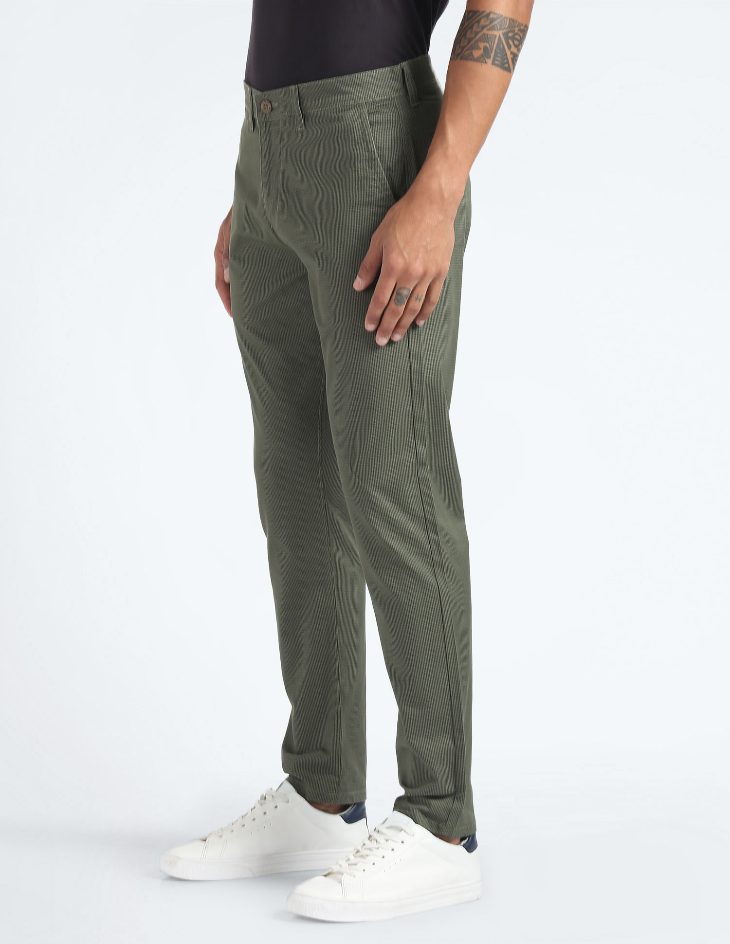 Flying Machine Super Slim Twill Trousers