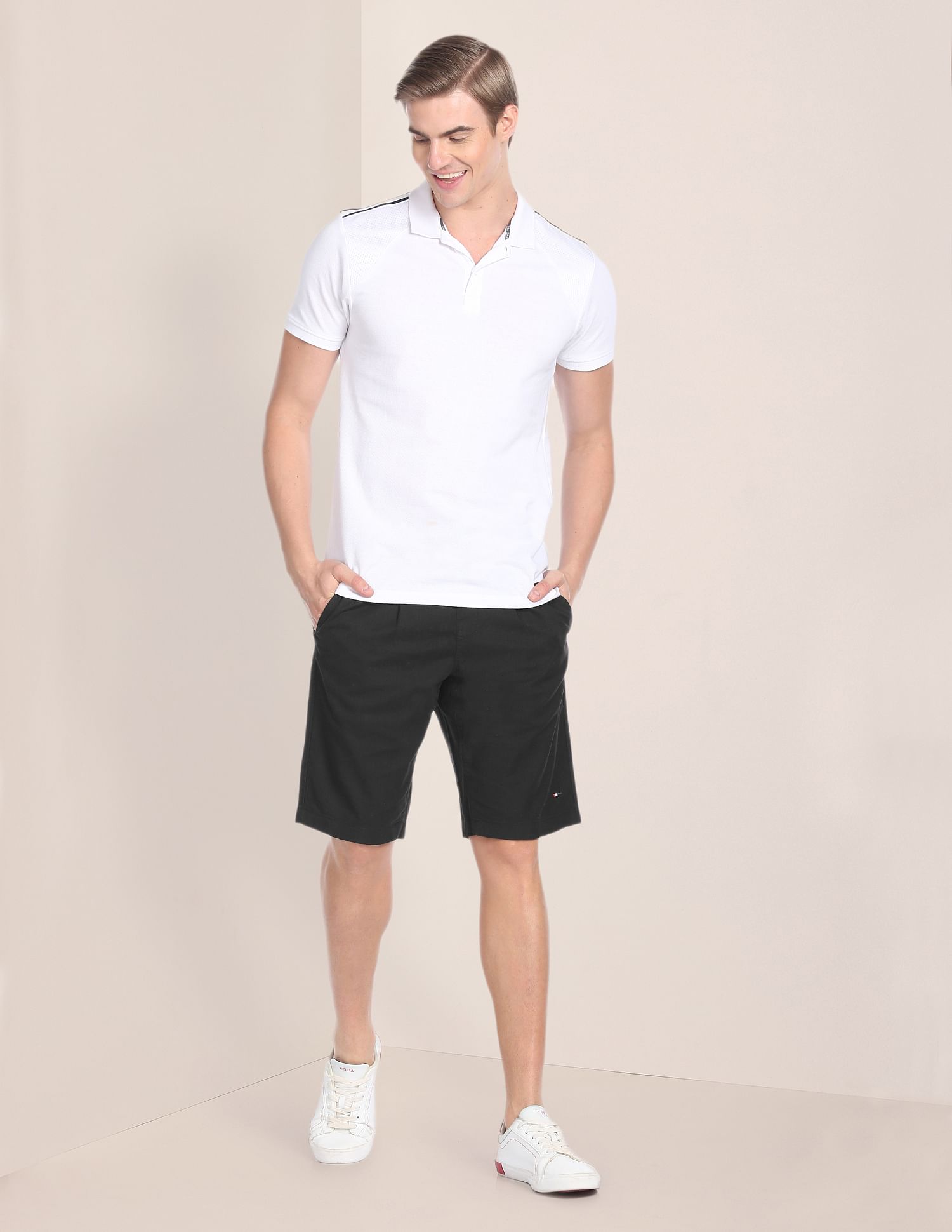 U.S. Polo Assn. Elasticised Waist Twill Shorts