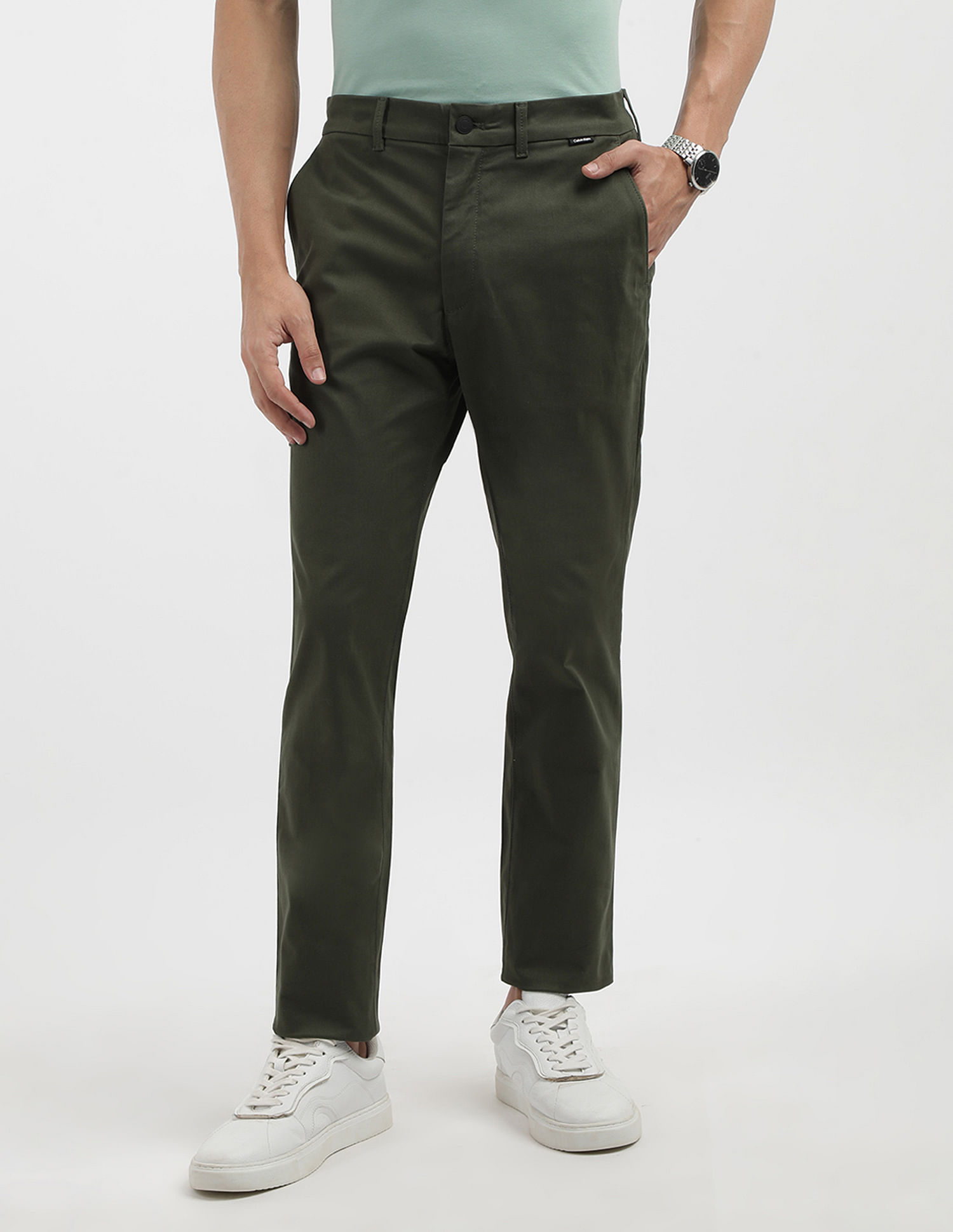 Calvin Klein Jeans Twill Slim Fit Chinos