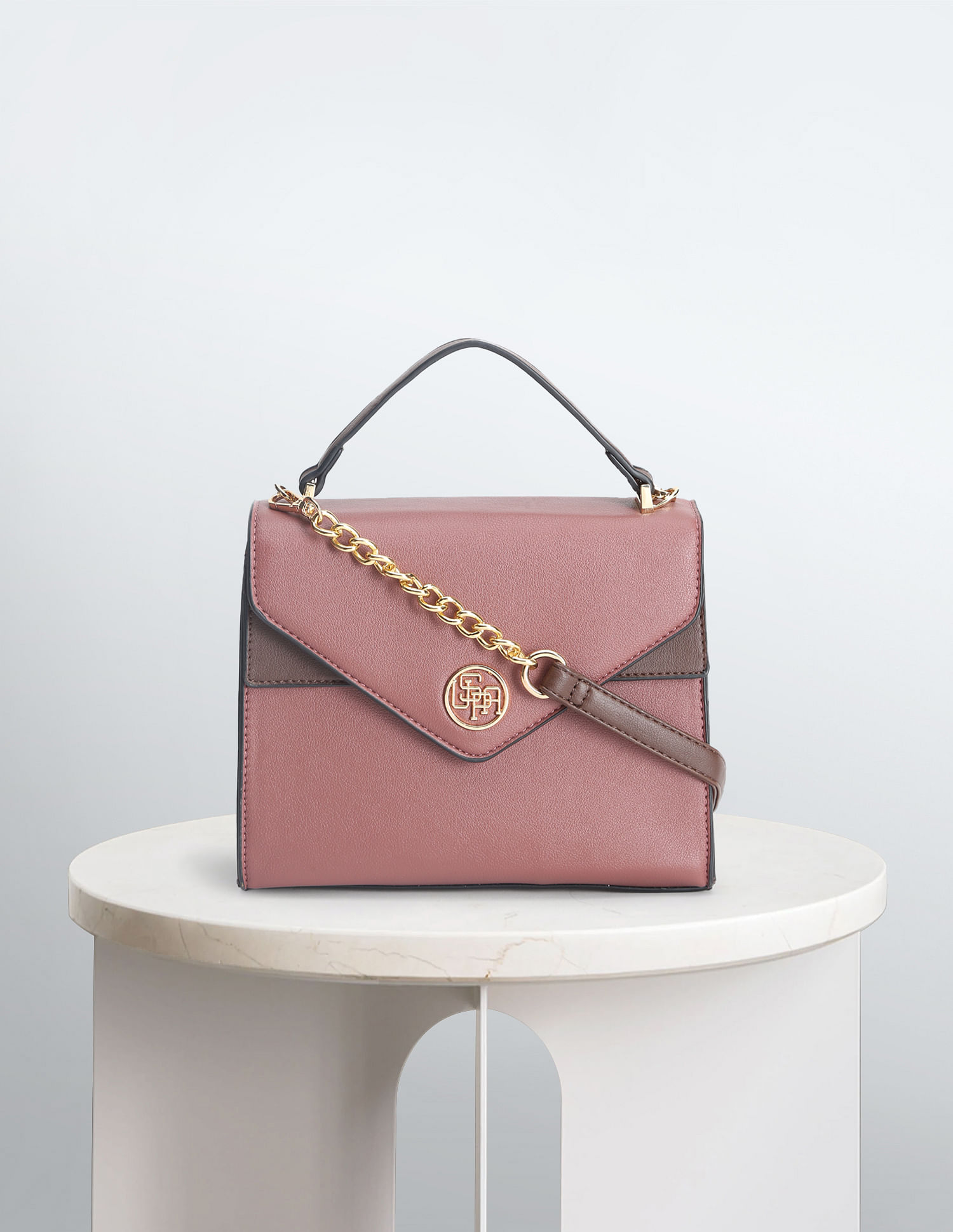 U.S. Polo Assn. Women Colour Block Monogram Sling Bag
