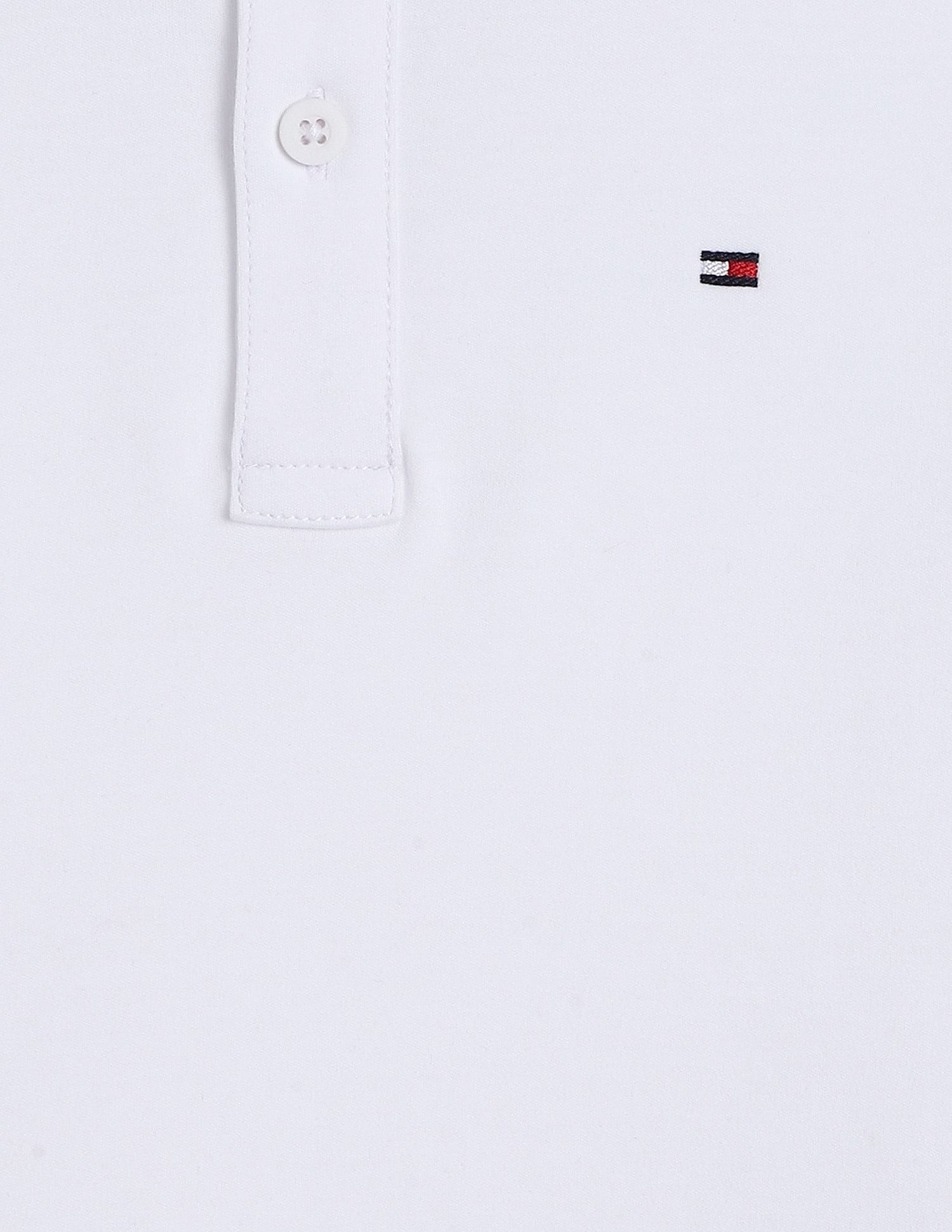 Tommy Hilfiger Kids Boys Solid Regular-Fit Cotton Polo T-Shirt