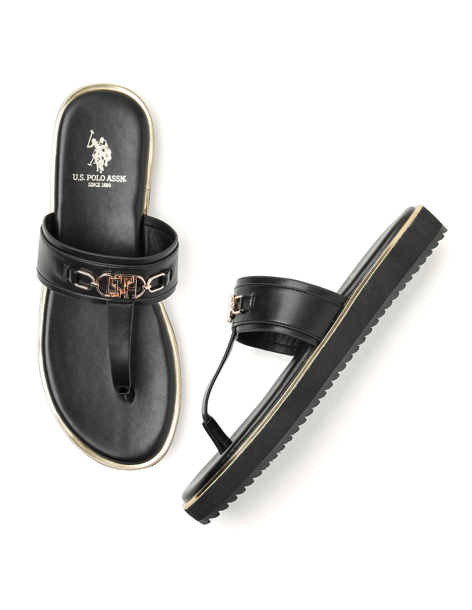 U.S. Polo Assn. Women Comfort EVA Flat Matilde Sandals