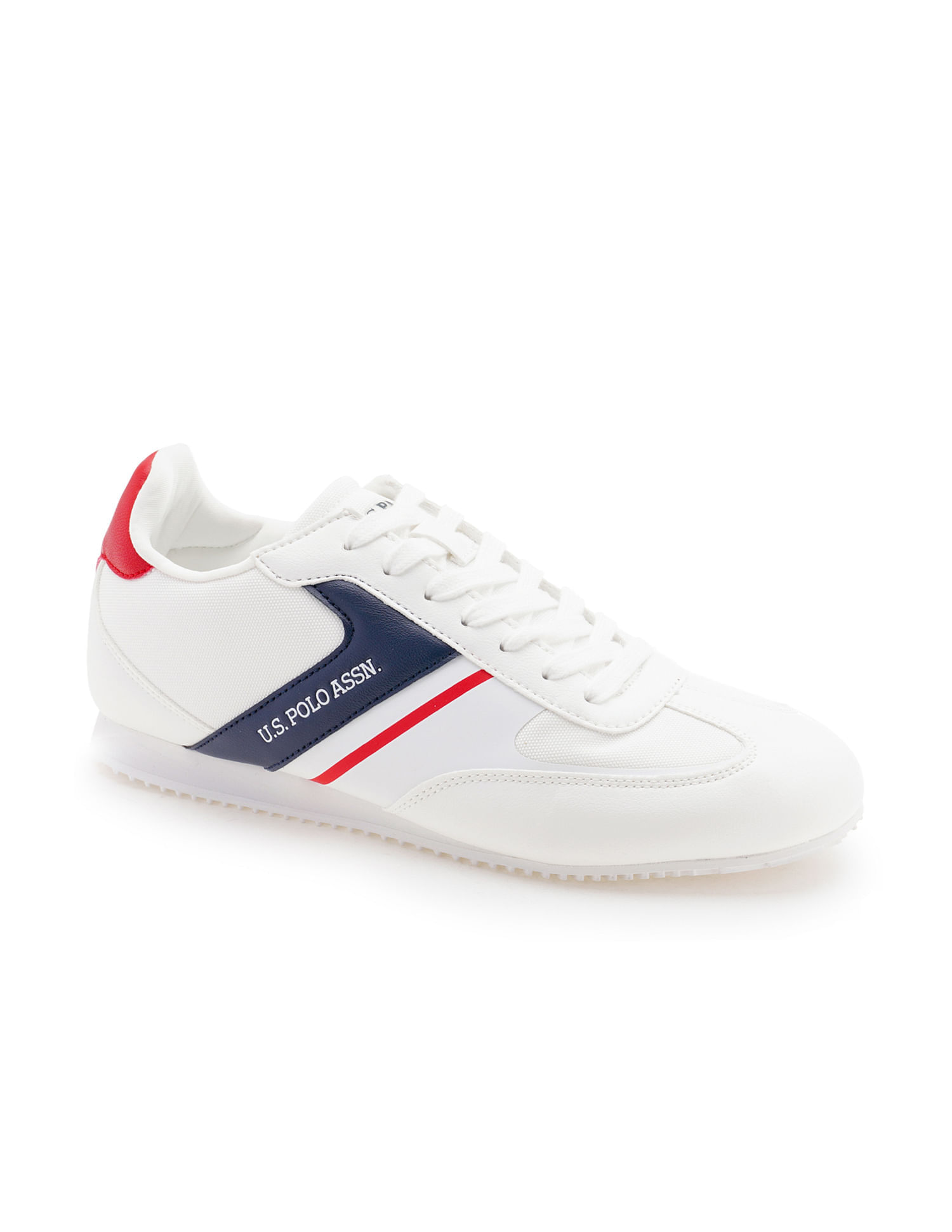 U.S. Polo Assn. Men Adler 3.0 Off White Retro Sneakers