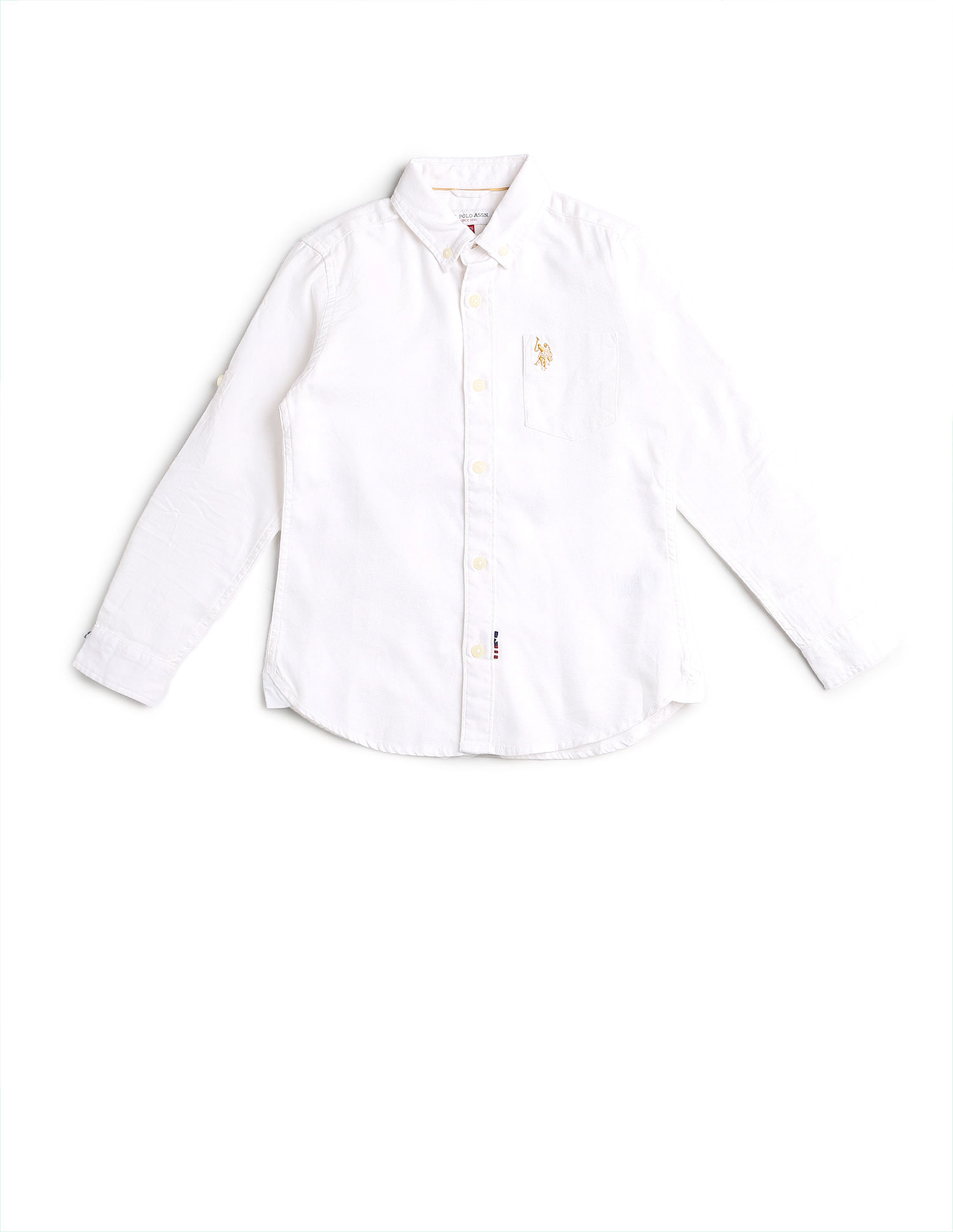 U.S. Polo Assn. Kids Boys Button Down Collar Cotton Shirt