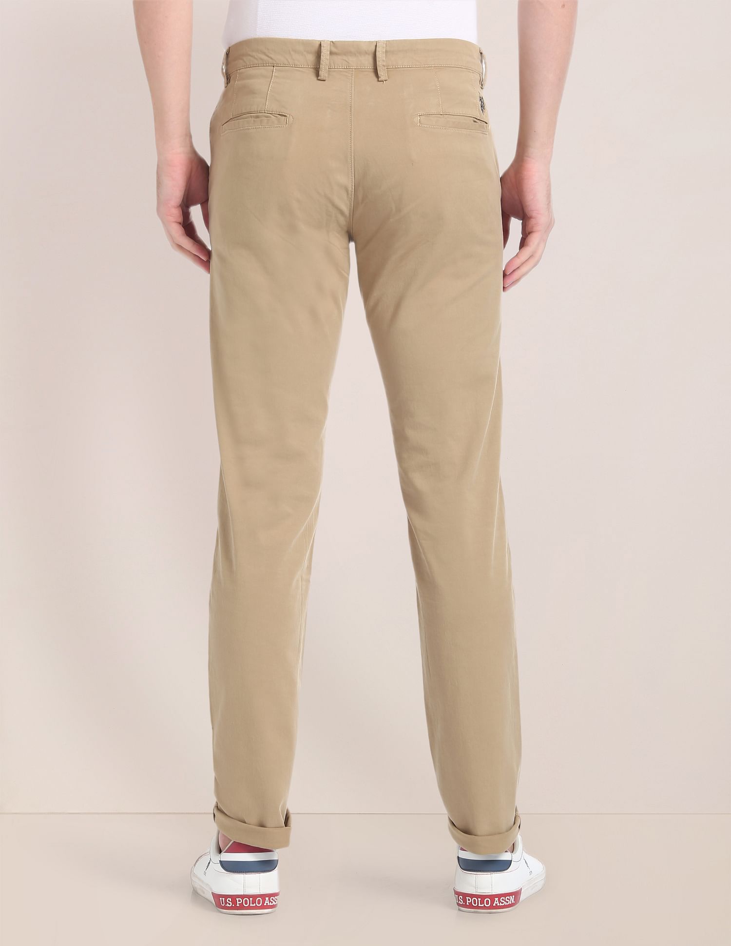 U.S. Polo Assn. Denver Slim Fit Overdyed Trousers