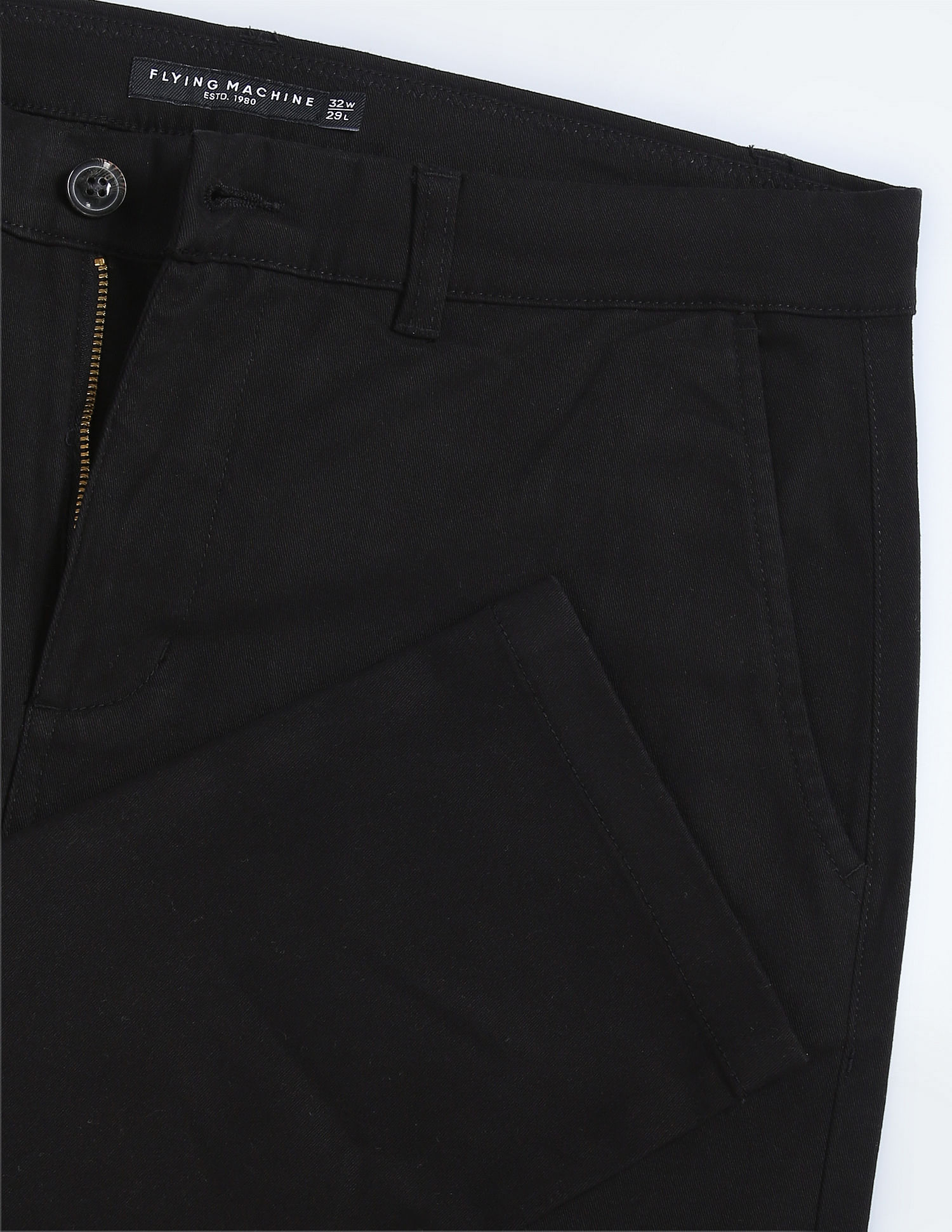 Slim Fit Twill Cargo Trousers