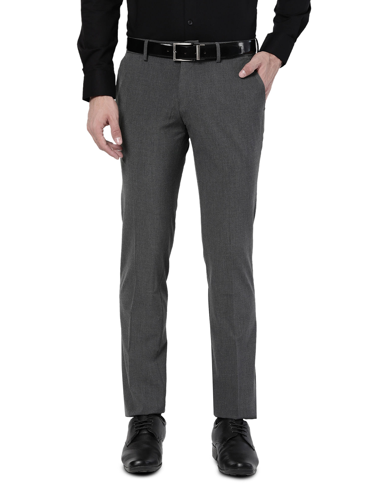 Buy Ted Baker Grey Formal Trousers Online - 561545 | The Collective