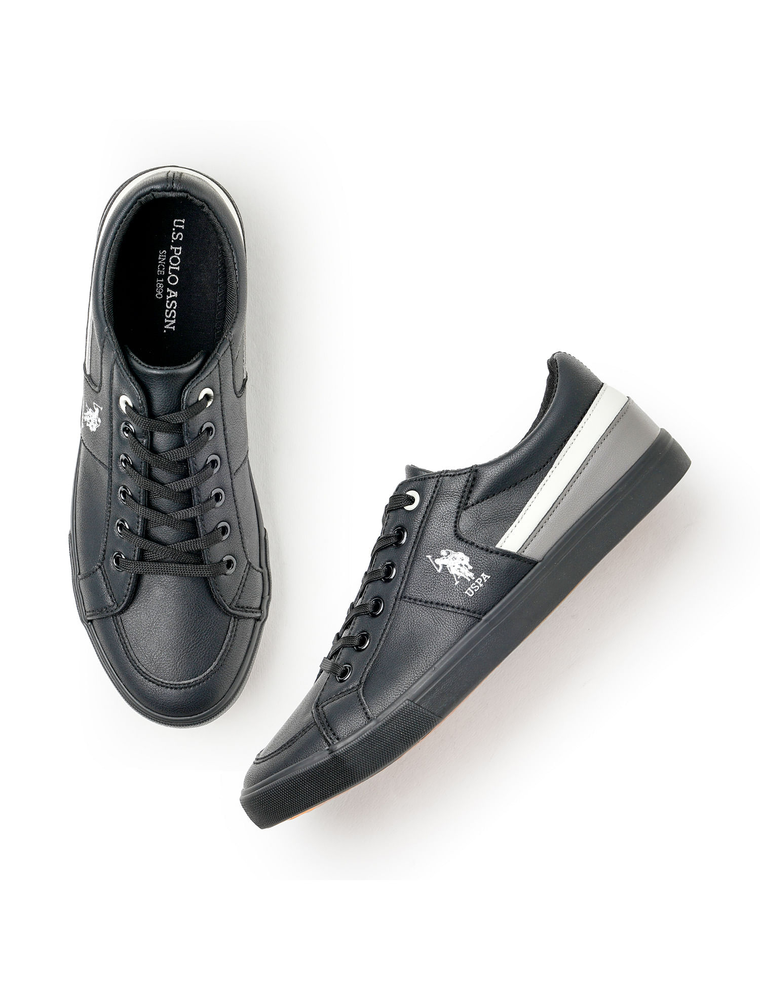 U.S. Polo Assn. Men Clarkin 7.0 Colourblocked Sneakers