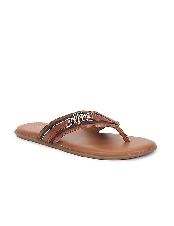 Tommy hilfiger deals sandals brown