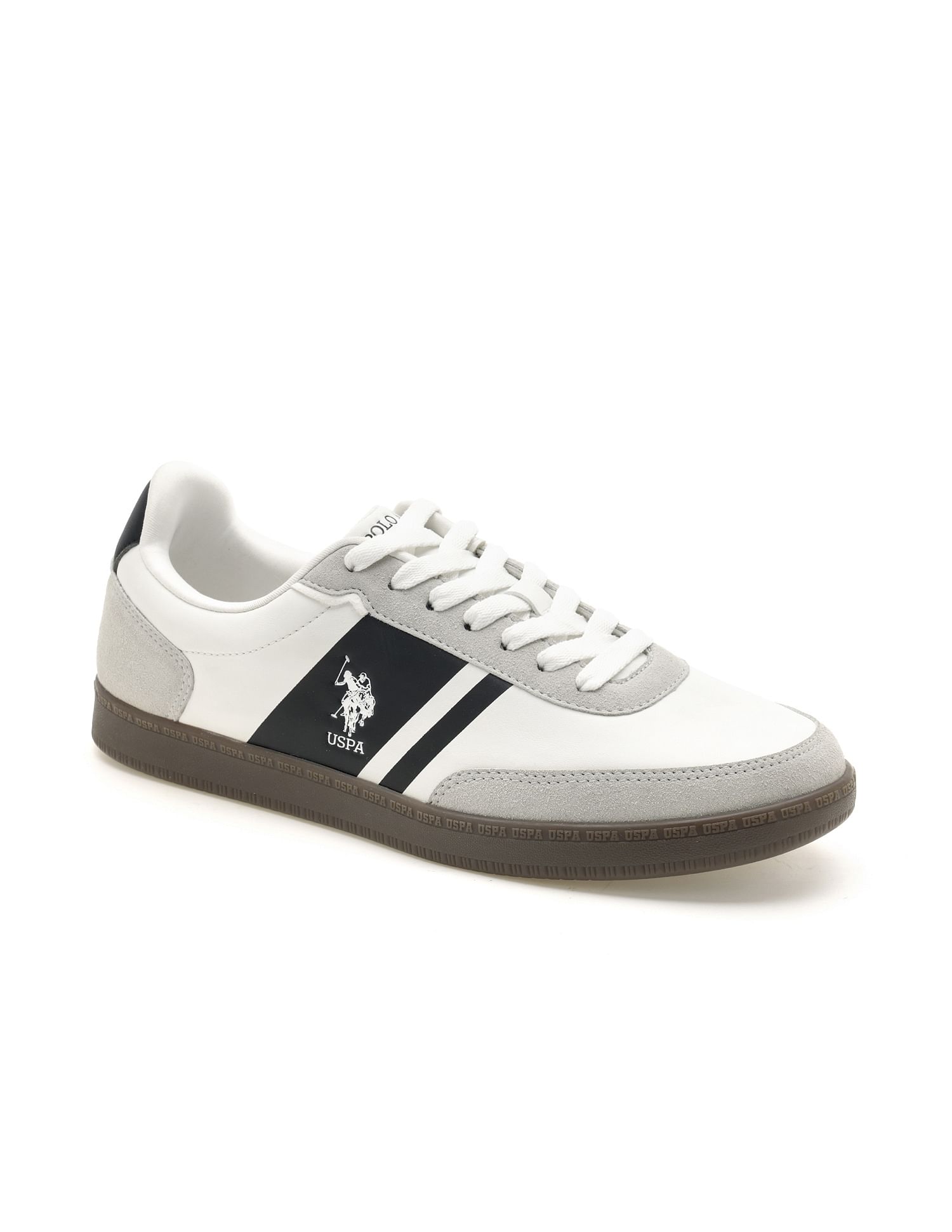 U.S. Polo Assn. Men Jorge Suede Colourblocked Sneakers