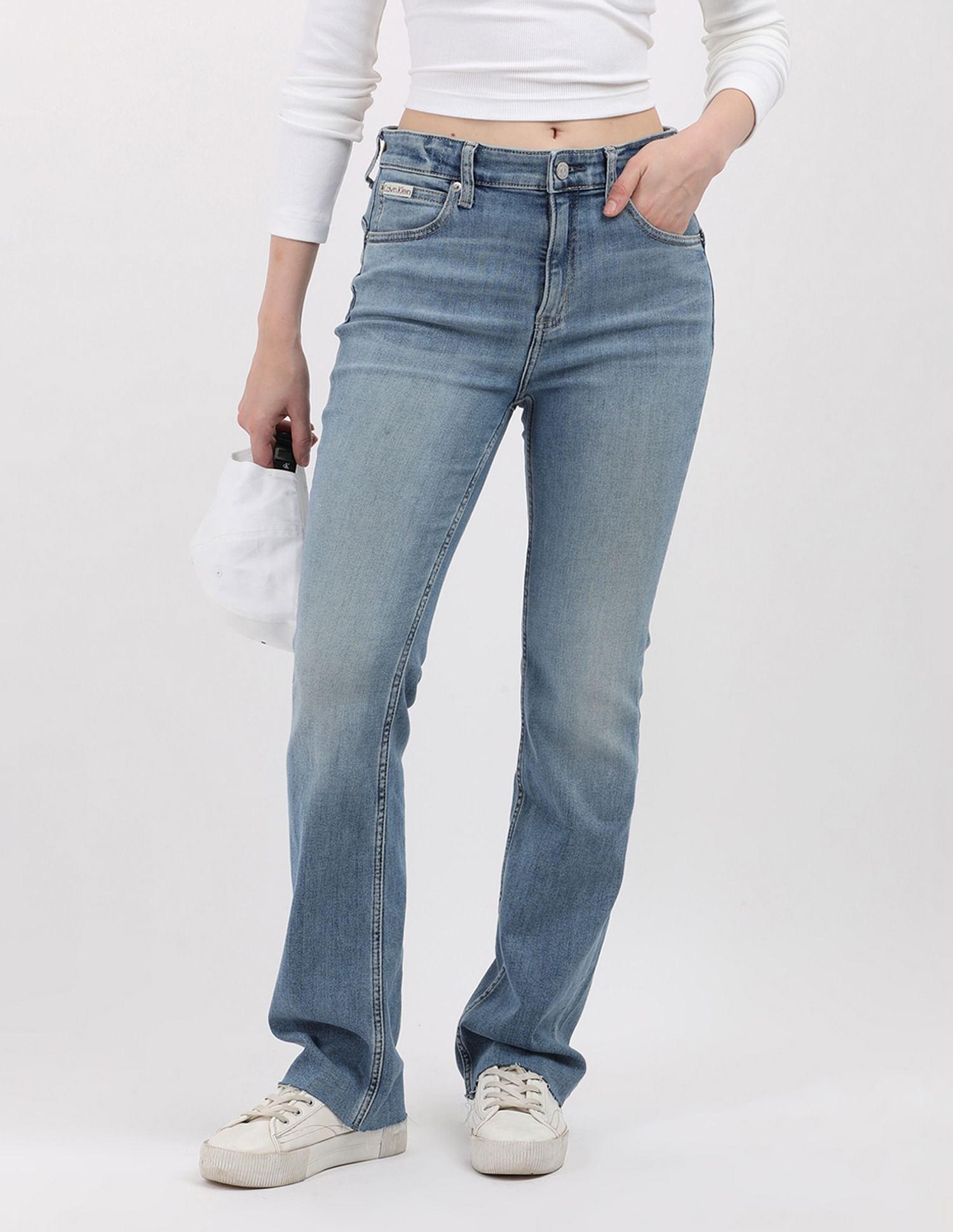 Calvin Klein Jeans Mid Rise Flared Jeans