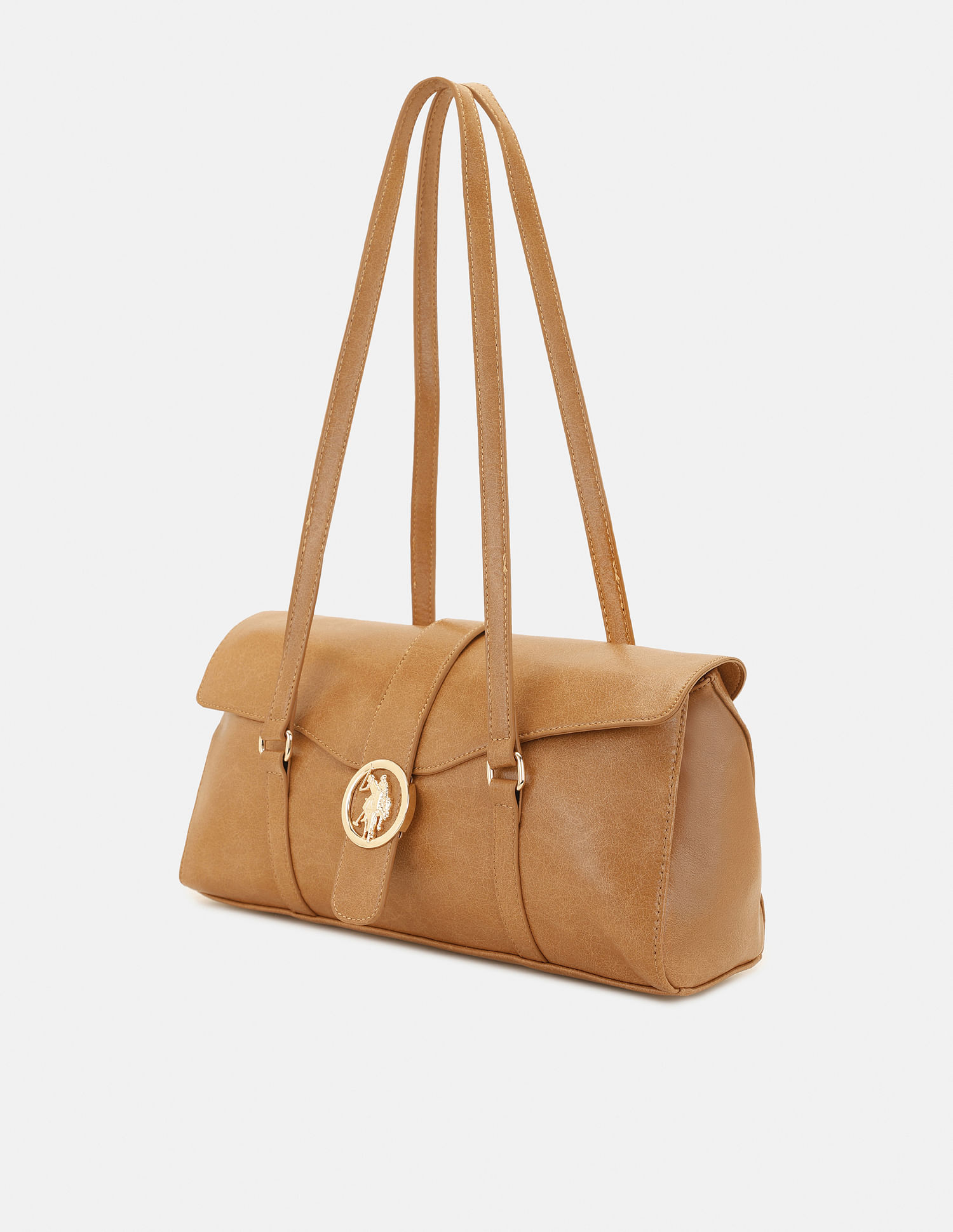U.S. Polo Assn. Women Ash Textured Shoulder Bag