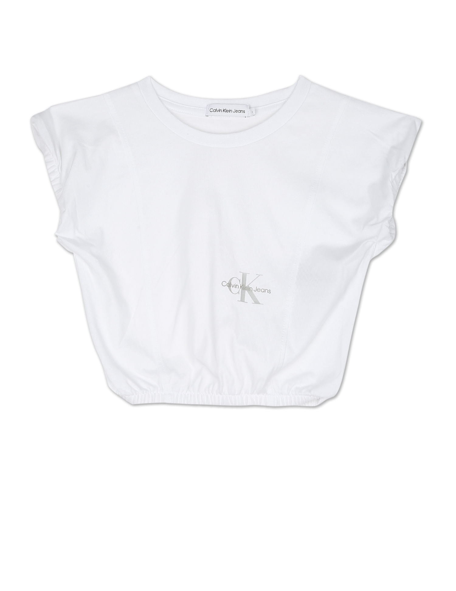 Buy Calvin Klein Jeans Monogram Off Placed Logo T-shirt