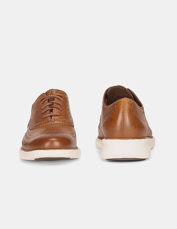 Cole Haan Men Brown 2.ZERØGRAND Wingtip Oxford