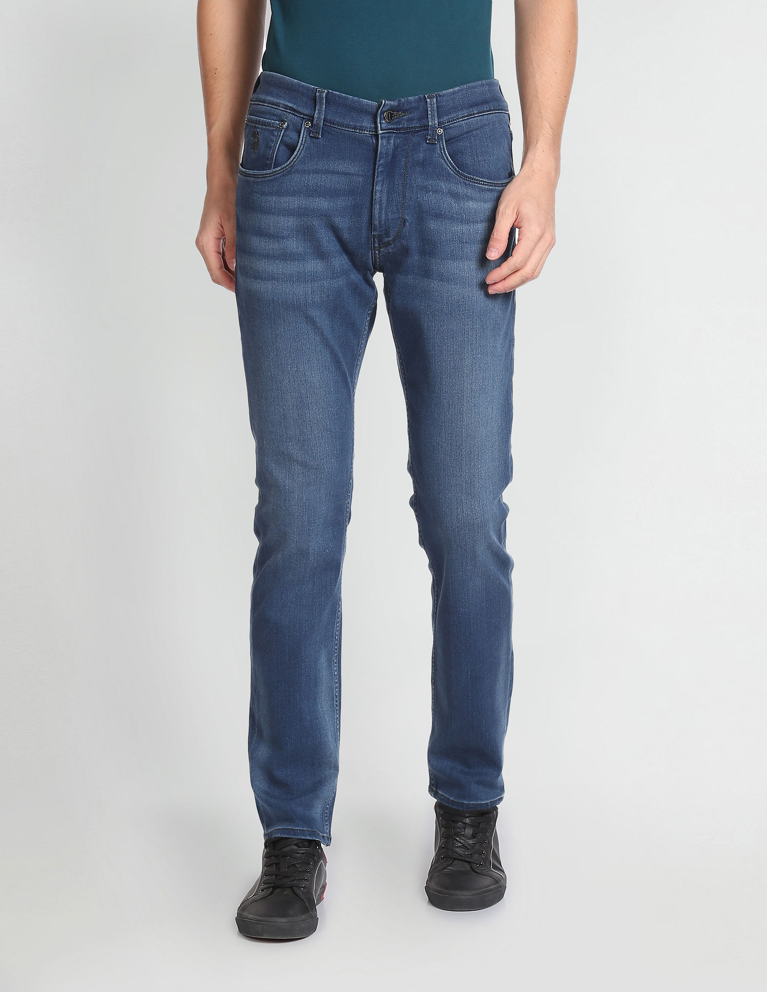 U.S. Polo Assn. Denim Co. Brandon Slim Tapered Fit Blue Jeans