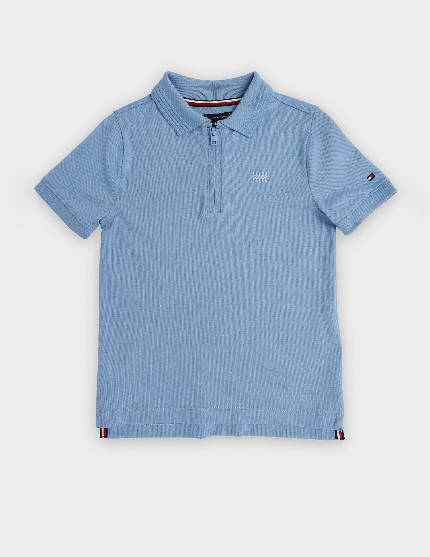 Tommy Hilfiger Kids Boys Solid Regular Fit Cotton Polo
