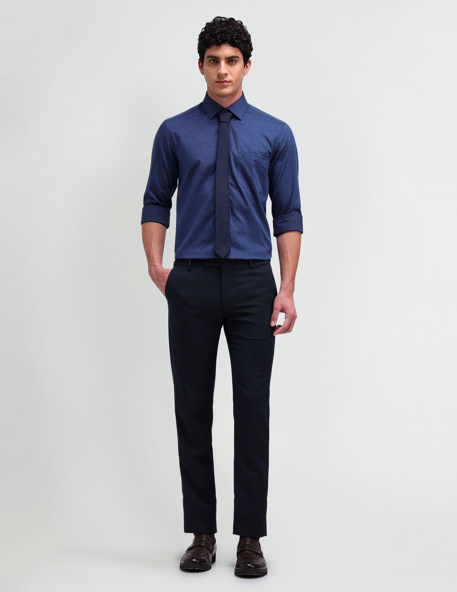 Arrow Manhattan Slim Dobby Shirt