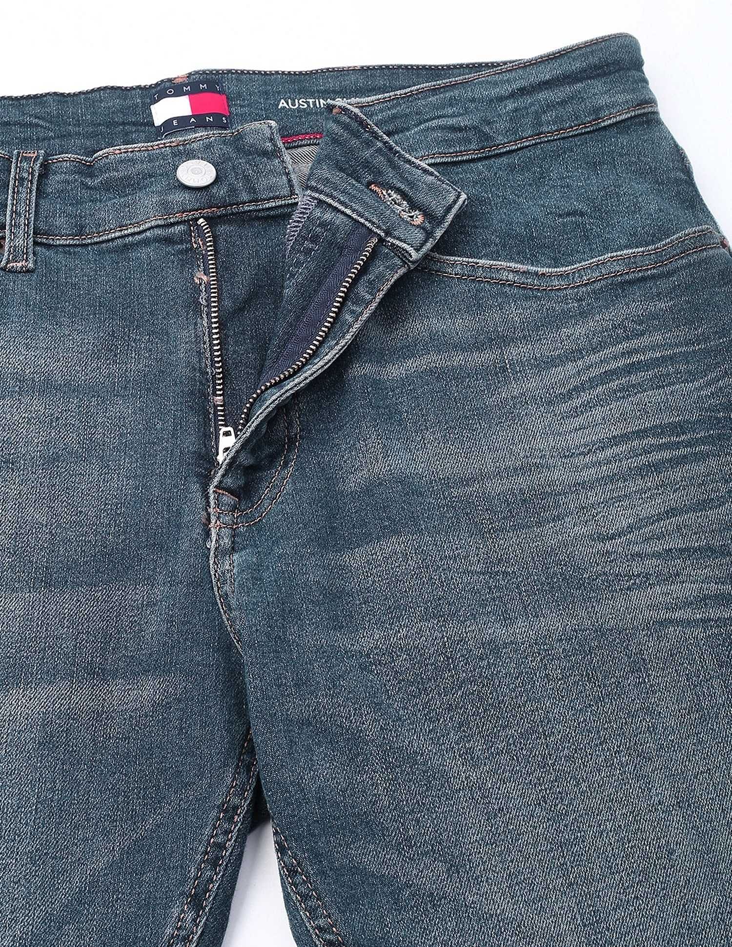 Tommy Hilfiger Mid-Wash Relaxed-Fit Mid-Rise Jeans