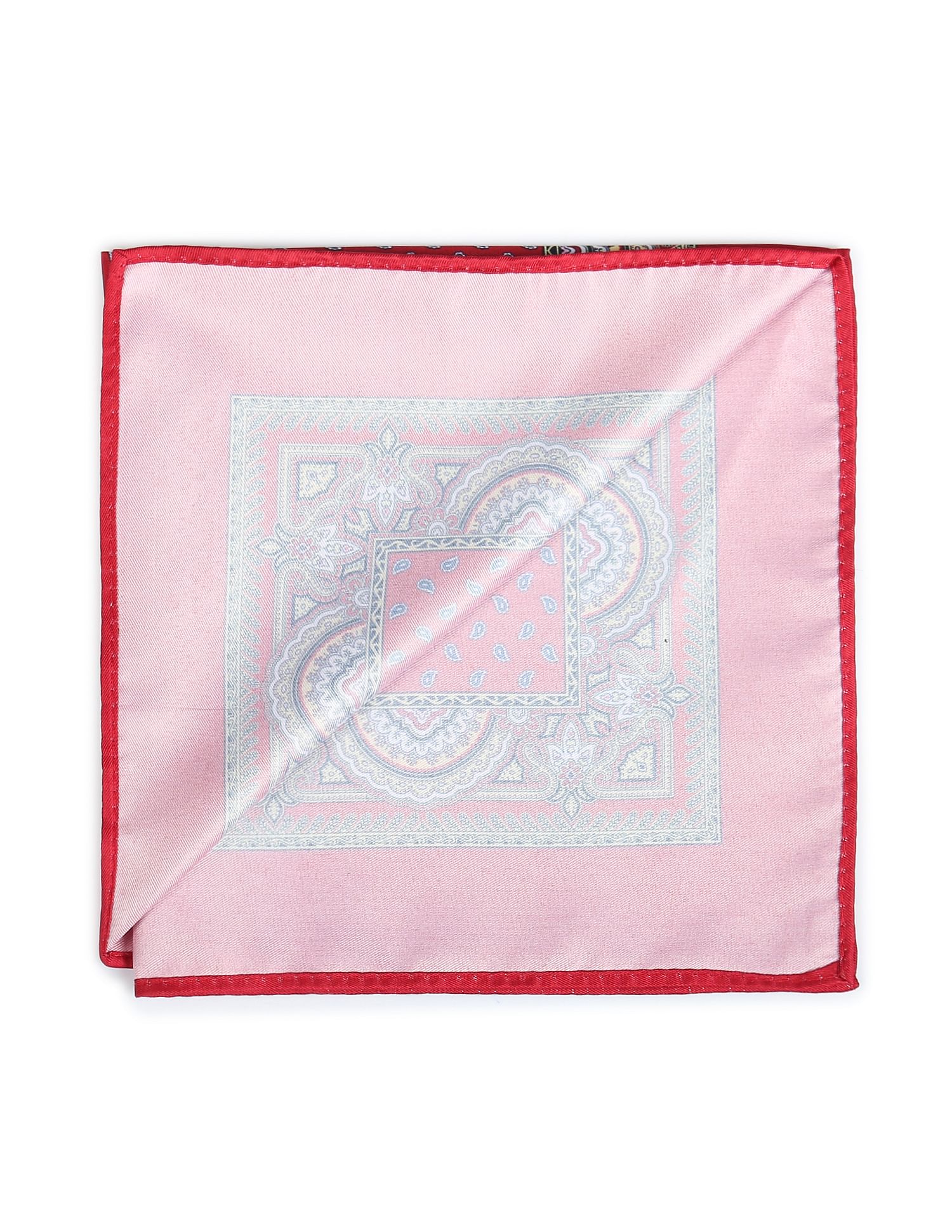Arrow All Over Motif Print Pocket Square
