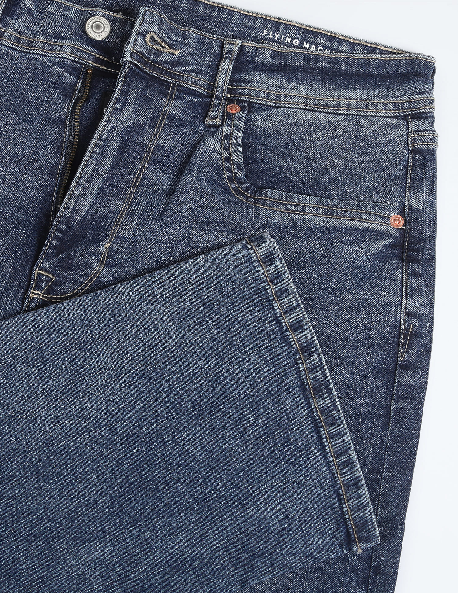 Buy Flying Machine Mid Rise Bootcut Jeans - NNNOW.com
