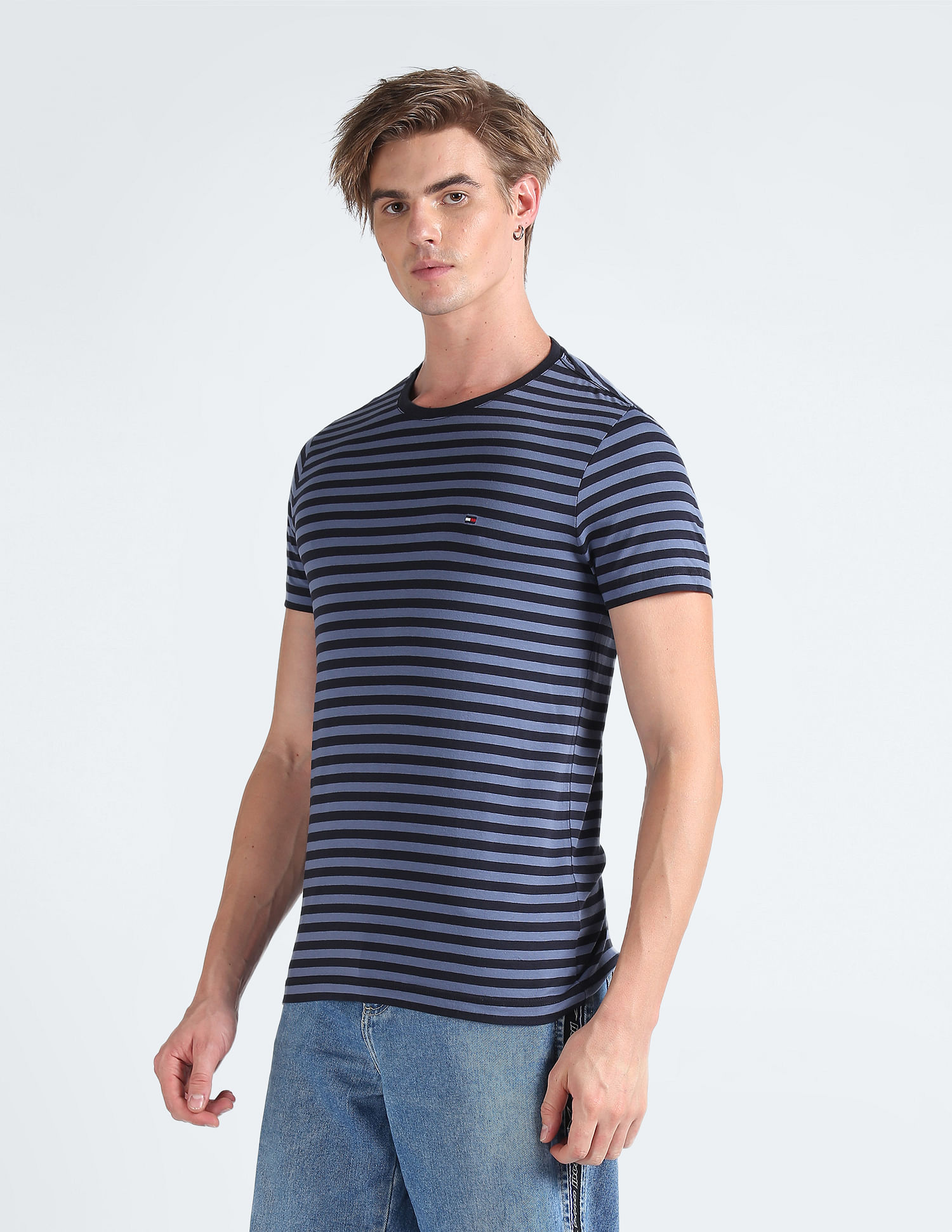 Tommy Hilfiger Transitional Organic Cotton Stretch Slim Fit T-Shirt