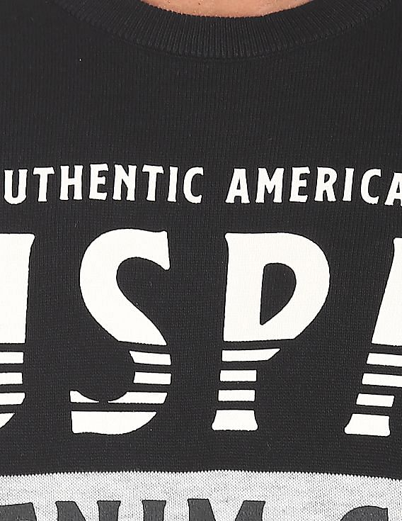 U.S. Polo Assn. Denim Co. Crew Neck Colour Block Sweater