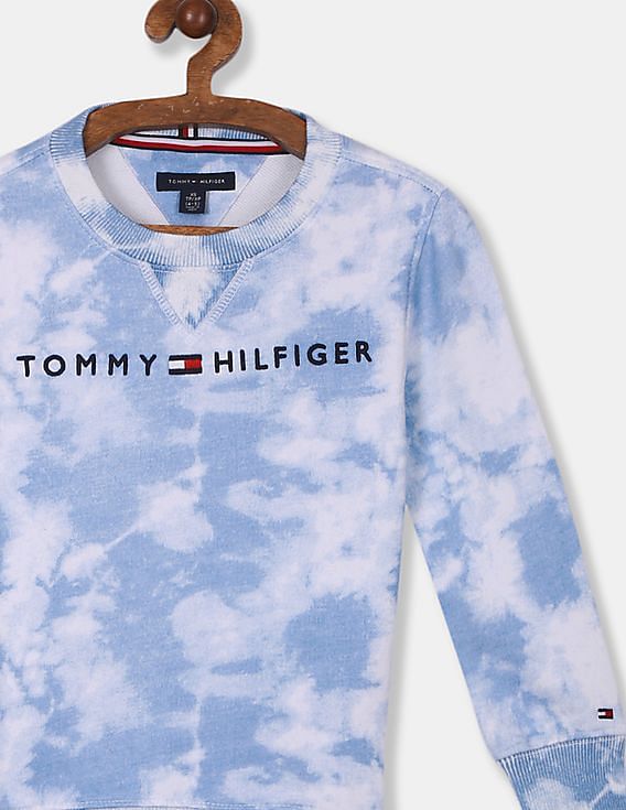 Tommy hilfiger tie dye 2024 sweatshirt