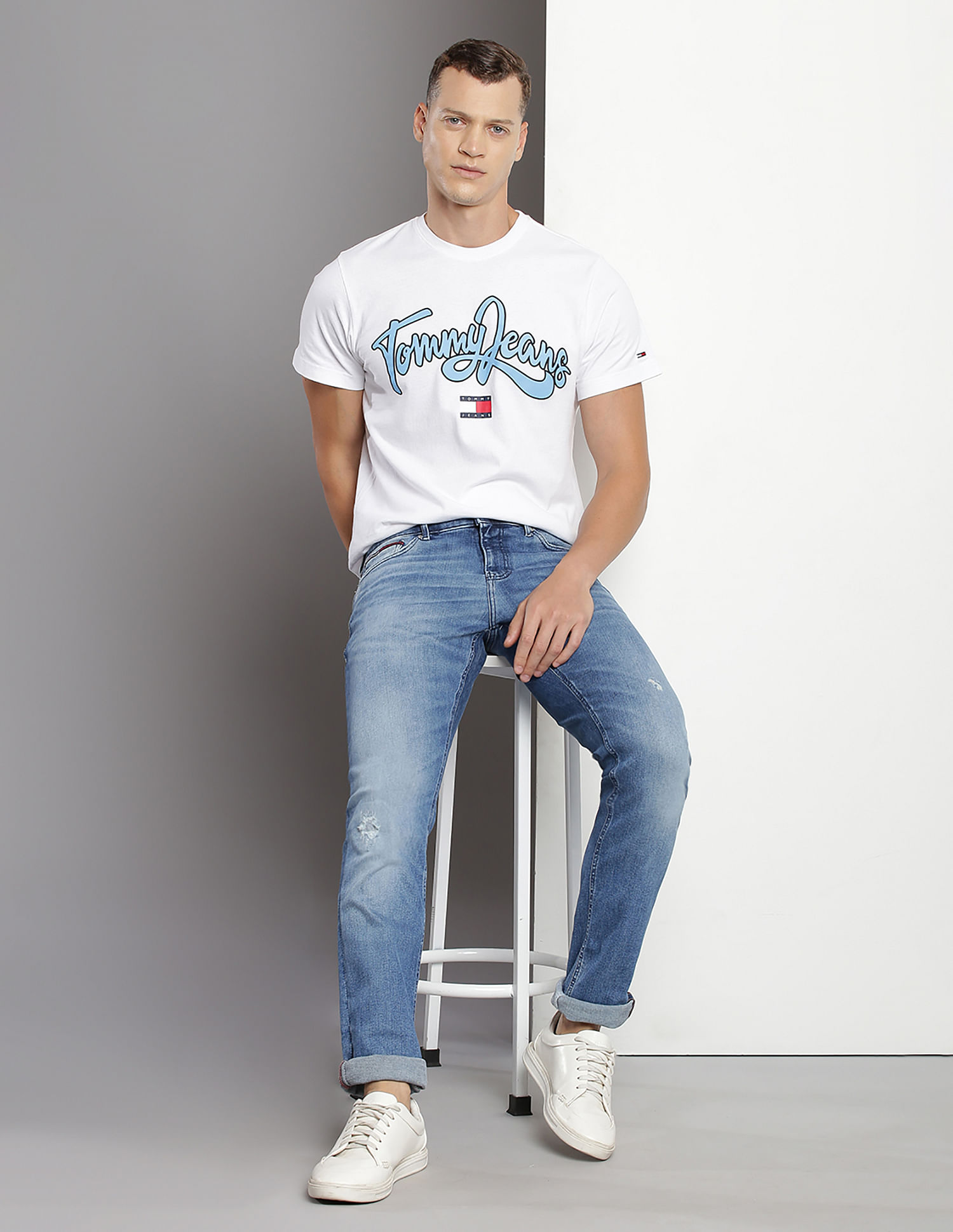 Tommy Hilfiger Scanton Slim Fit Stone Wash Jeans