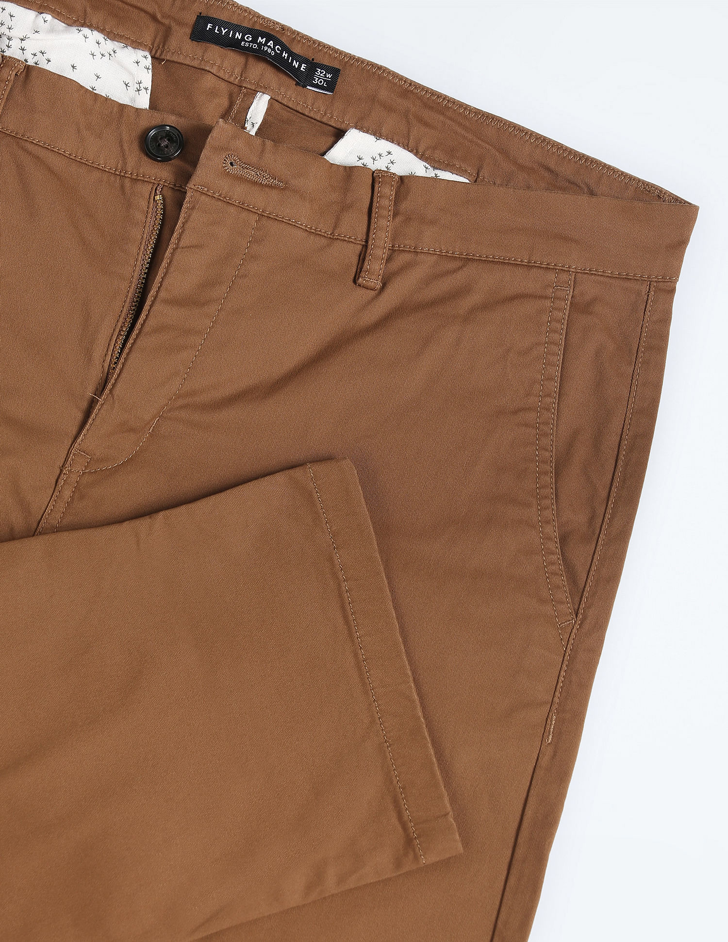 Flying Machine Solid Twill Chinos