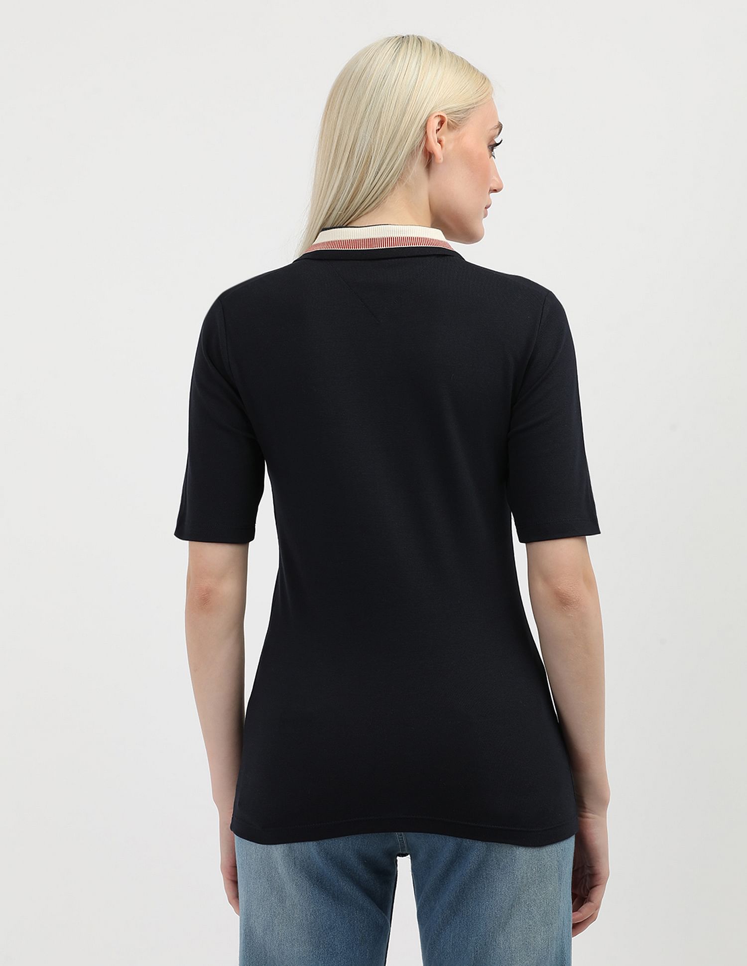 Tommy Hilfiger Slim Fit Solid Polo Shirt