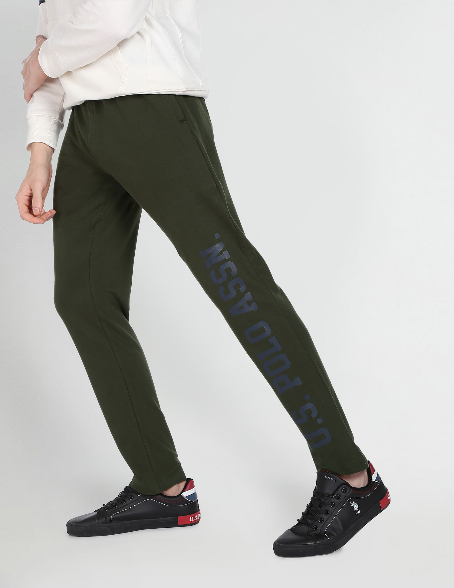 U.S. POLO ASSN. Colour Block Track Pants(Beige 30) : Amazon.in: Clothing &  Accessories