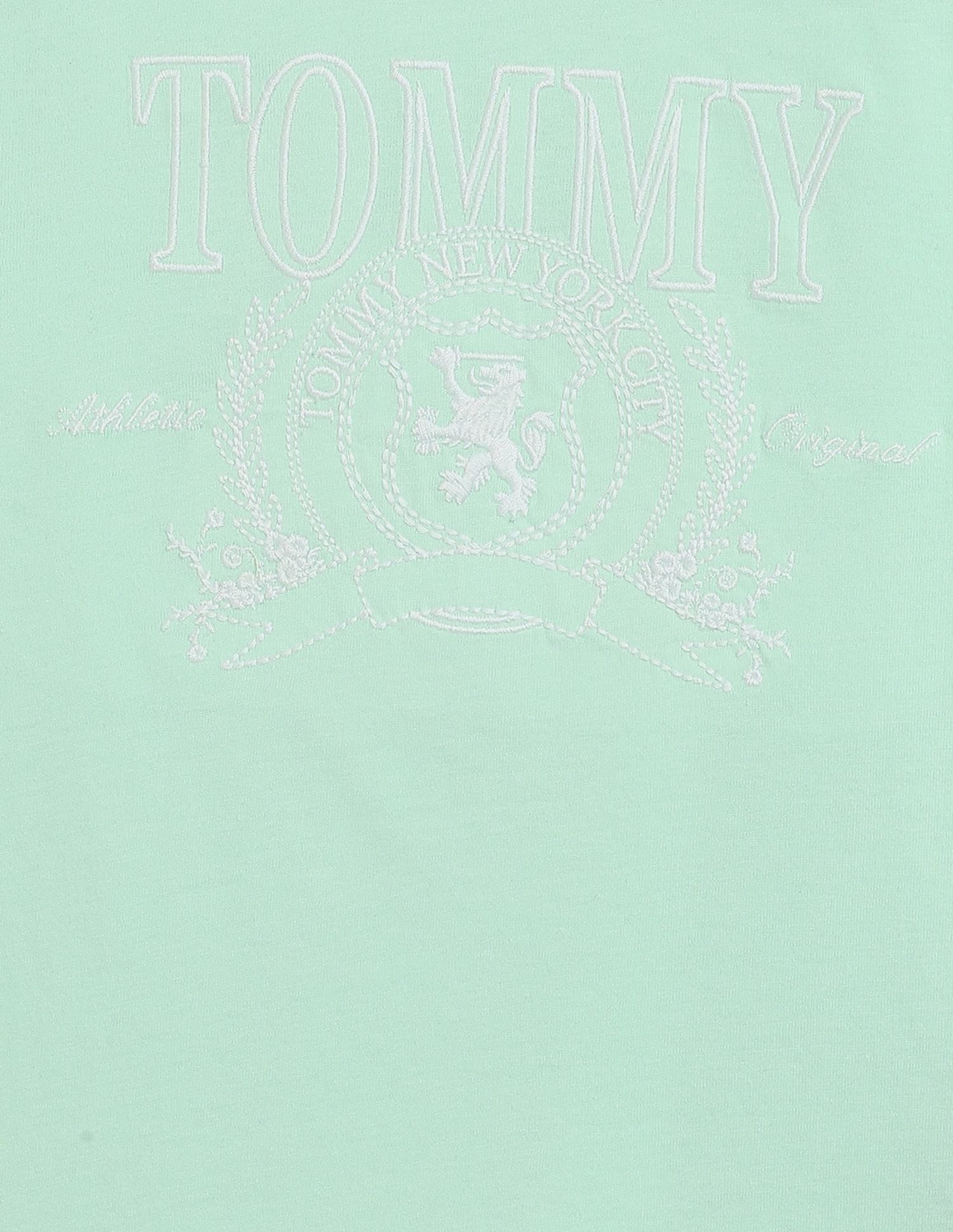 Tommy Hilfiger Girls Green Logo T-Shirt