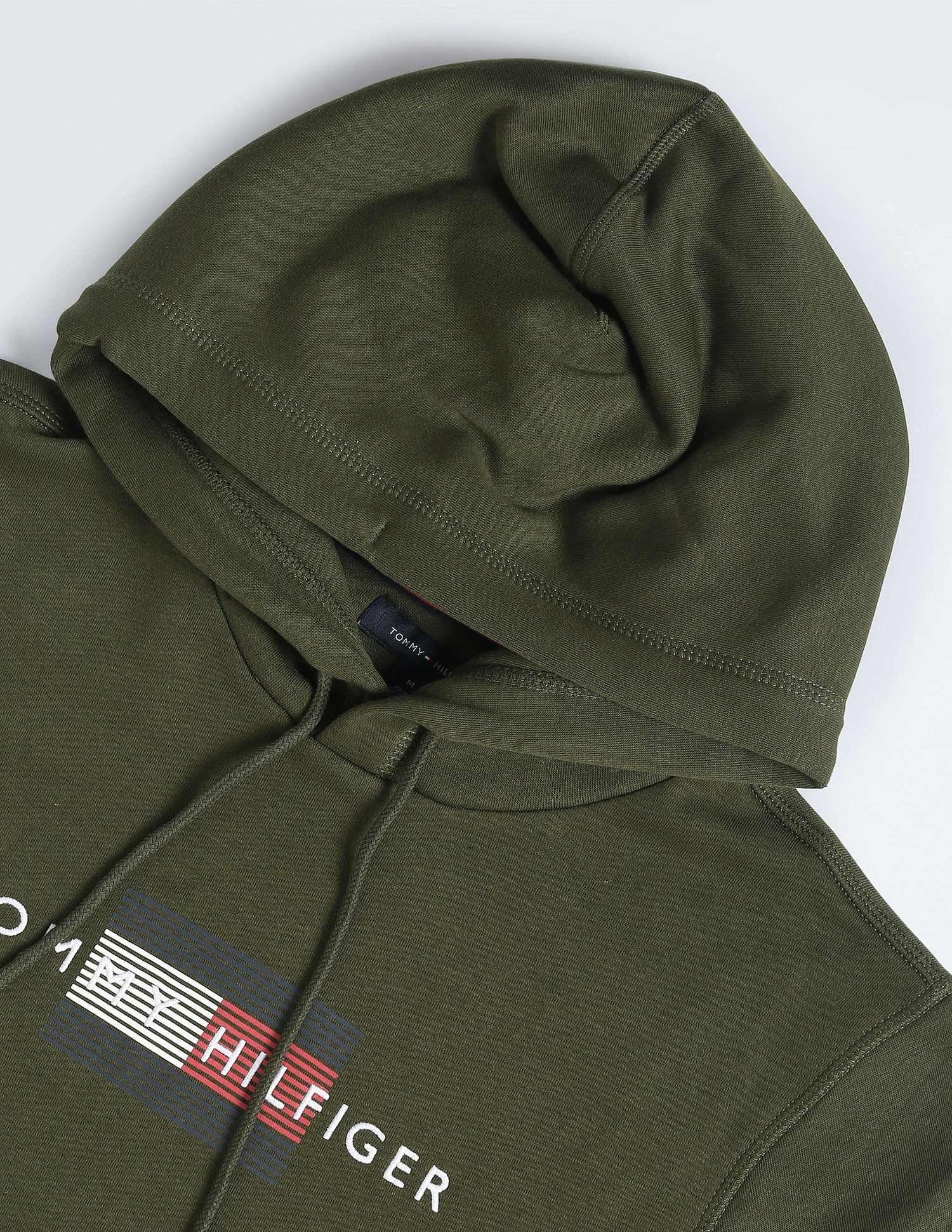 Tommy Hilfiger Brand Embroidered Hooded Sweatshirt