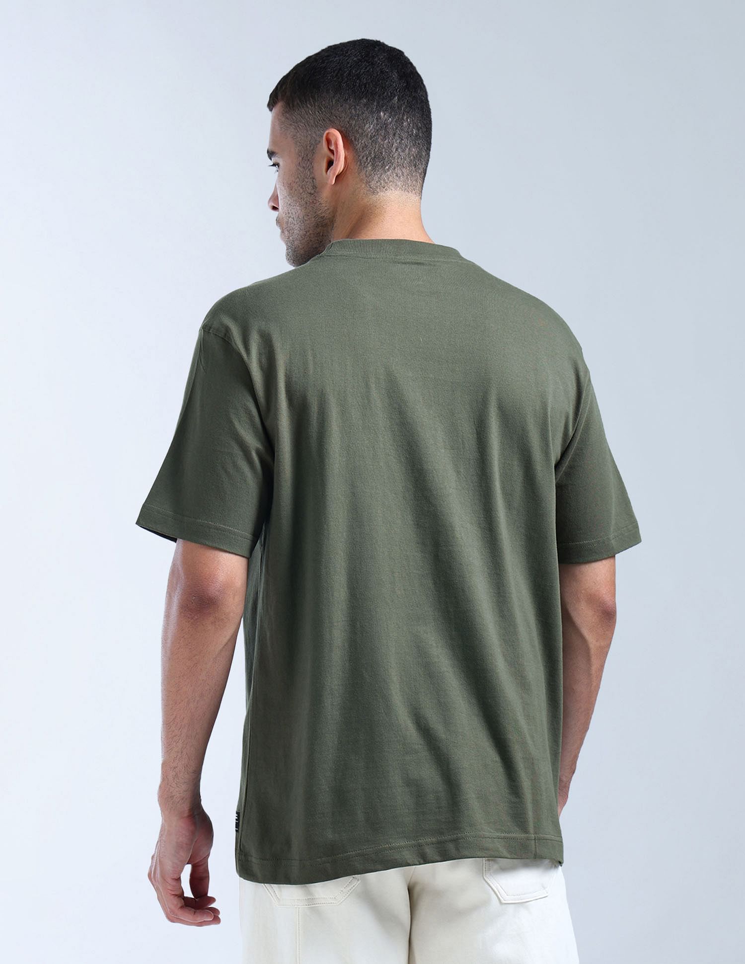Flying Machine Brand Appliqued Pure Cotton T-Shirt
