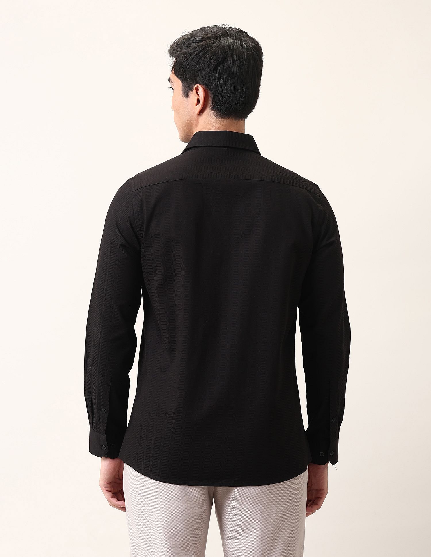 Arrow Liberty Classic Fit Textured Ceremonial Shirt