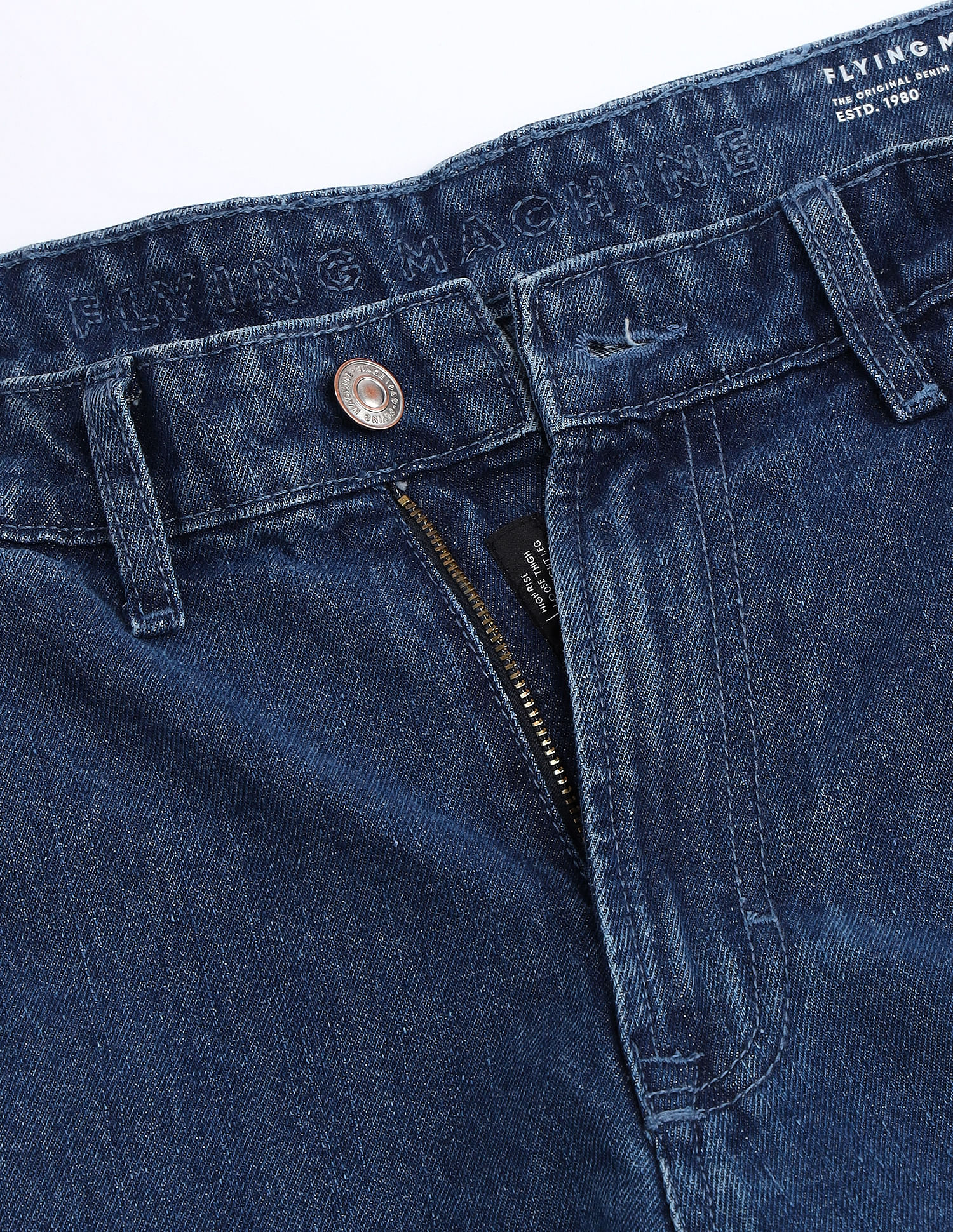 Flying Machine Cobain 90'S Loose Fit Rinsed Jeans