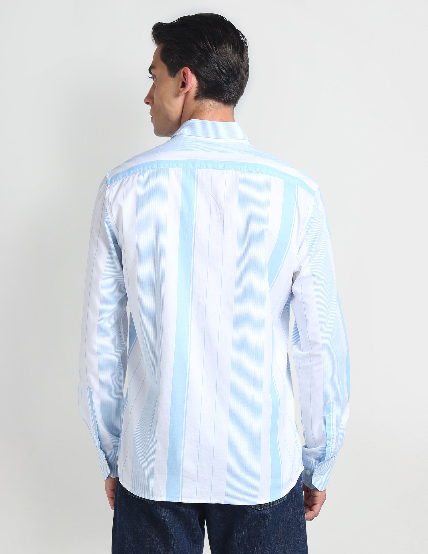 Buy Arrow Sports Manhattan Slim Fit Striped Shirt - NNNOW.com