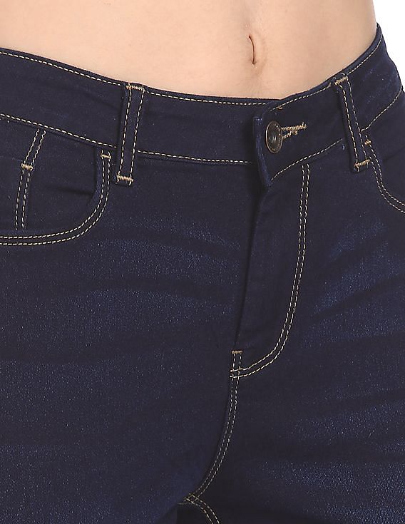 Flying Machine Women Mid Rise Skinny Fit Jeans