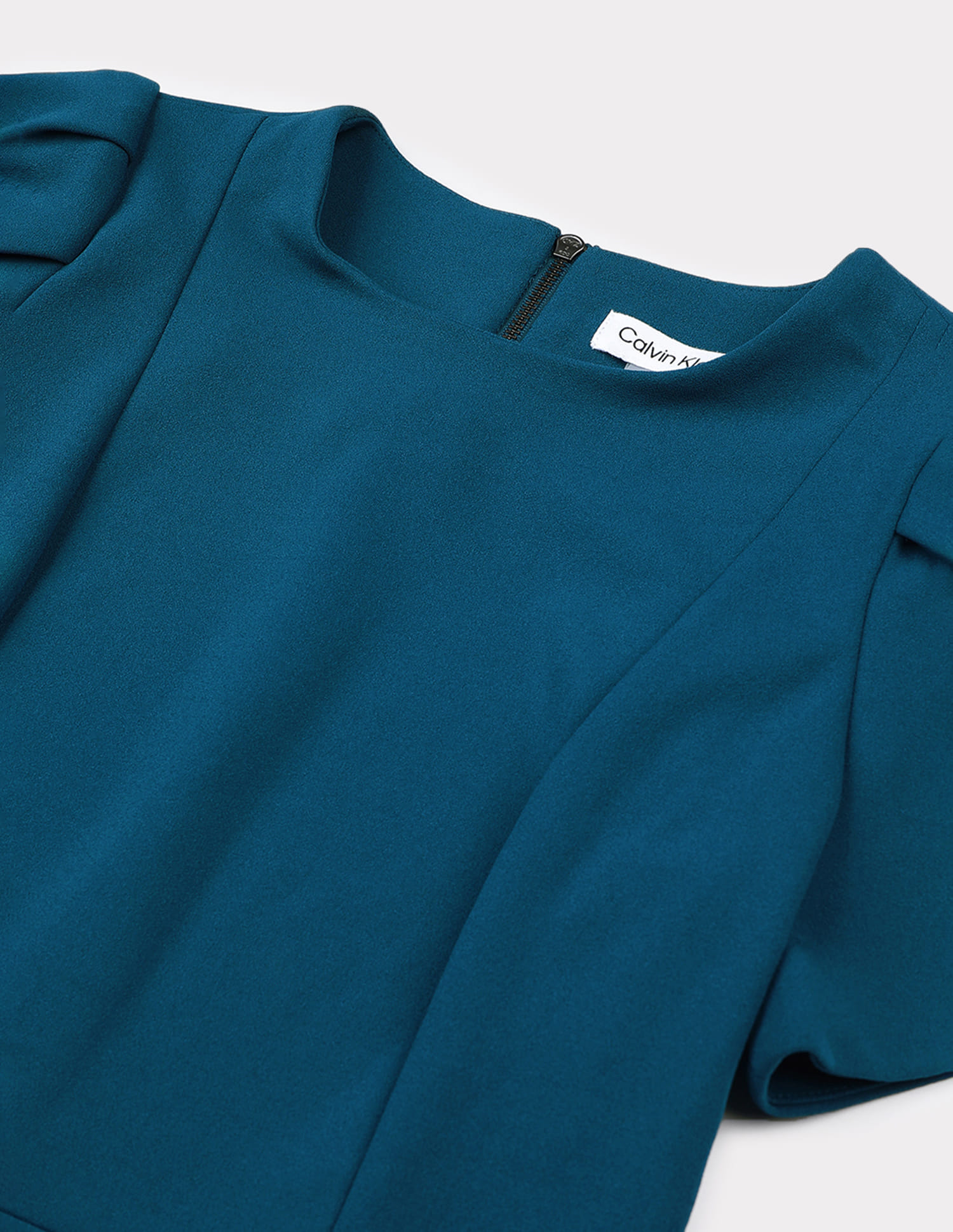 navy blue dress for baby girl Buy Calvin Klein Scuba Crepe Tulip Sleeve Bodycon Dress