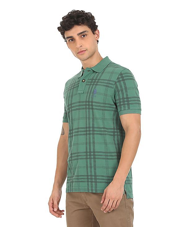 U.S. Polo Assn. Denim Co. Ribbed Collar Pique Polo Shirt