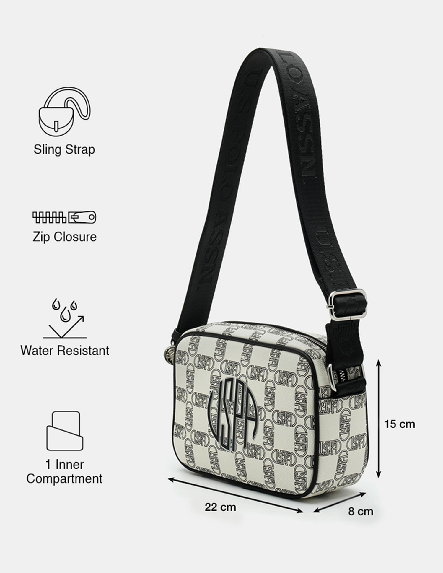 U.S. Polo Assn. Garet Brand Cross Body Bag