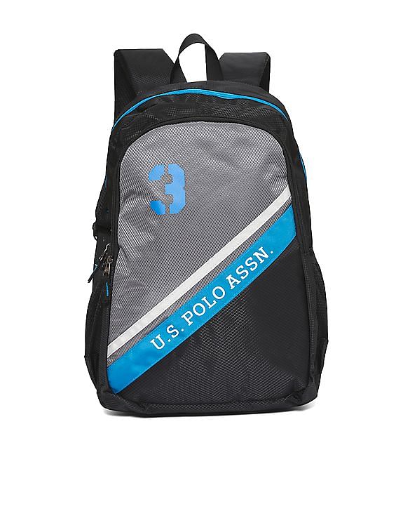 U.S. Polo Assn. Printed Padded Laptop Backpack