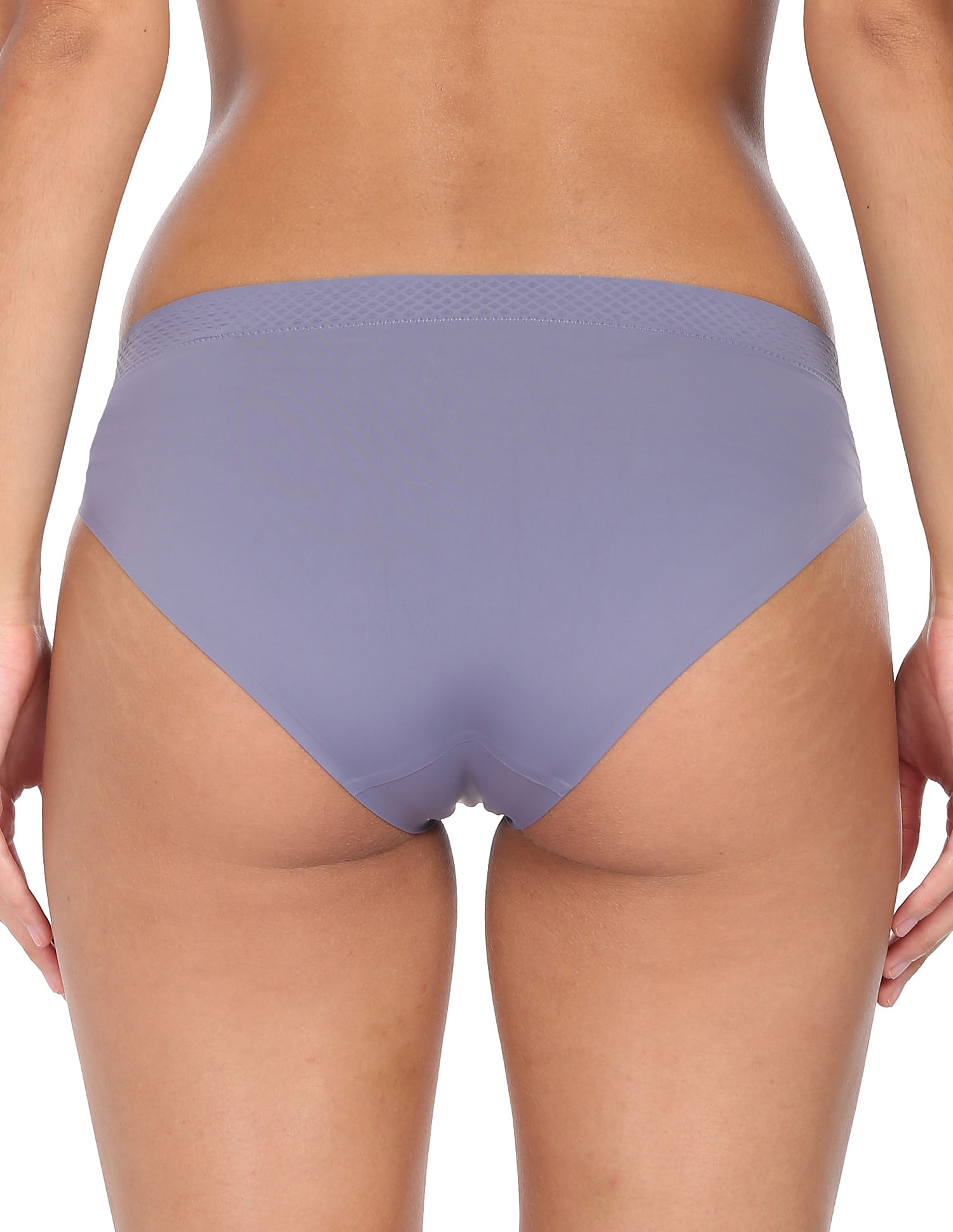 Buy Calvin Klein Underwear Women Lavender Mid Rise Solid Bikini Briefs 