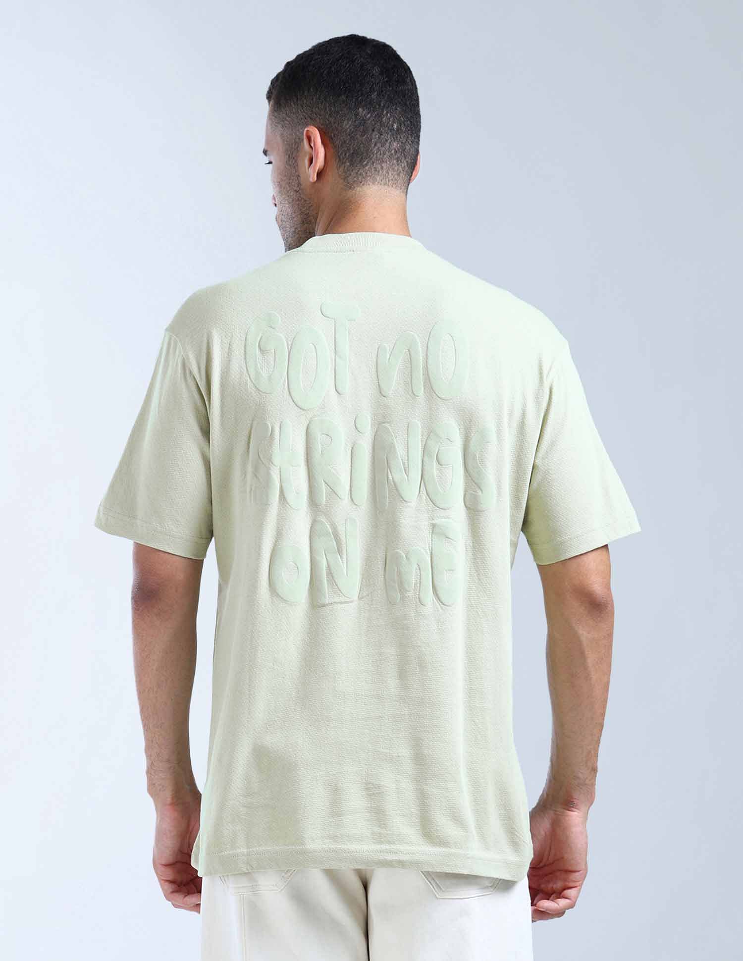 Flying Machine Embossed Pure Cotton T-Shirt