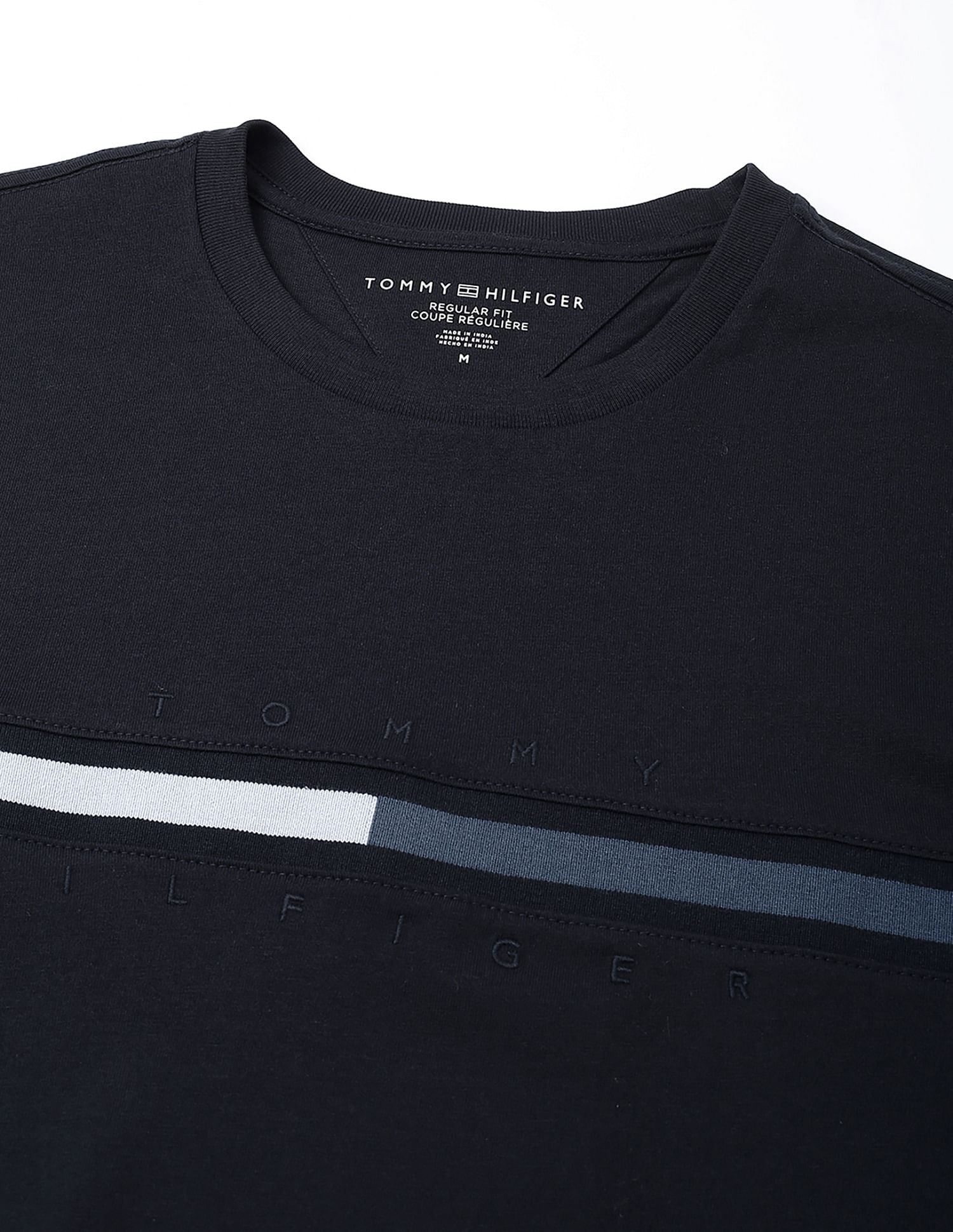 Tommy Hilfiger Embroidered Logo Regular-Fit Cotton T-Shirt