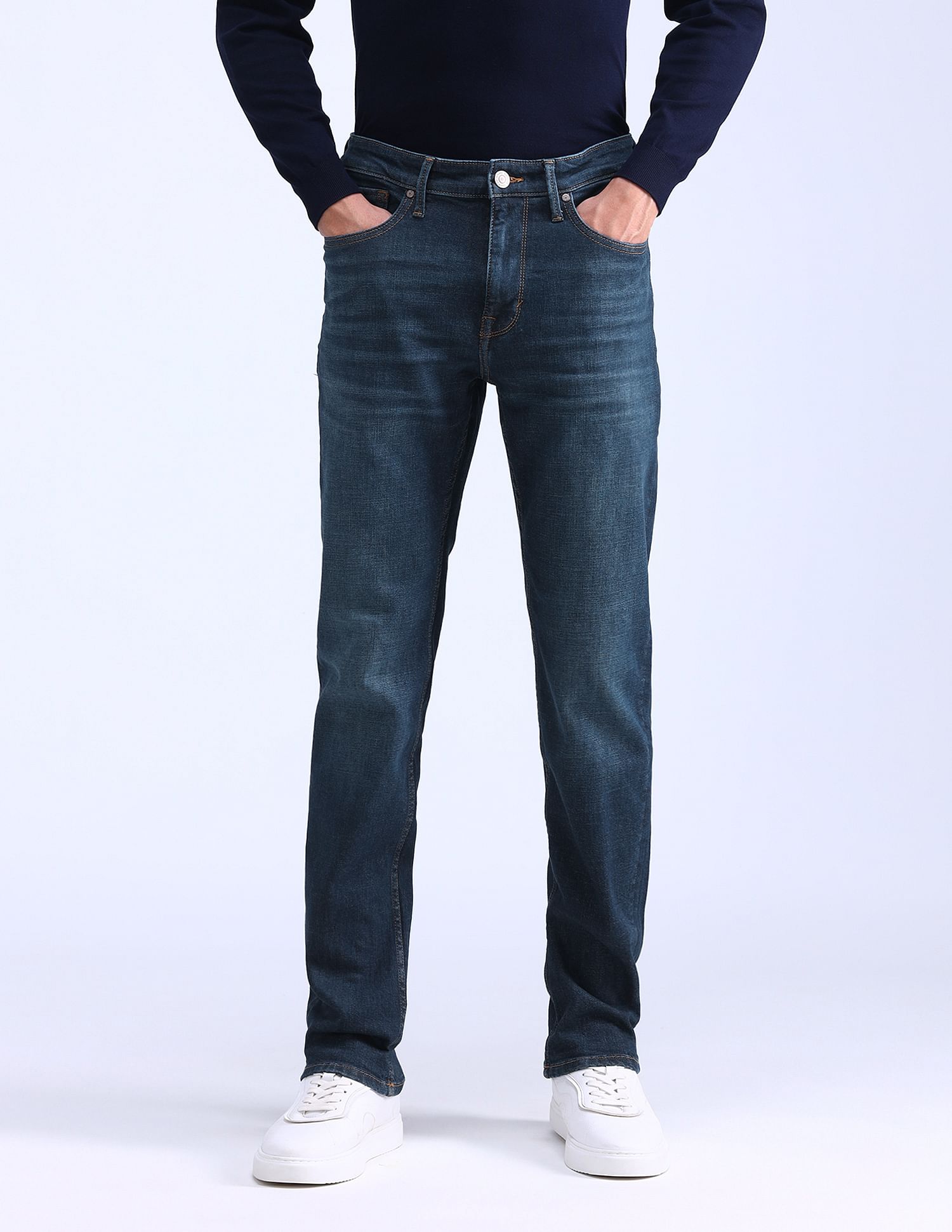 Flying Machine Freddie Slim Straight Fit Jeans