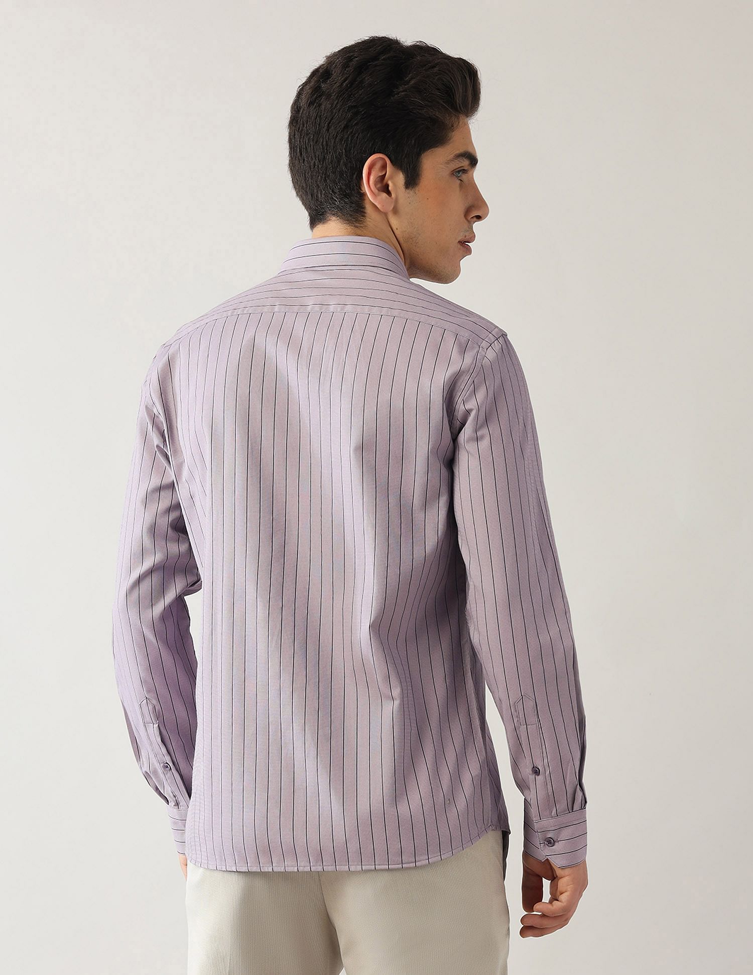 Arrow Vertical Striped Dobby Shirt