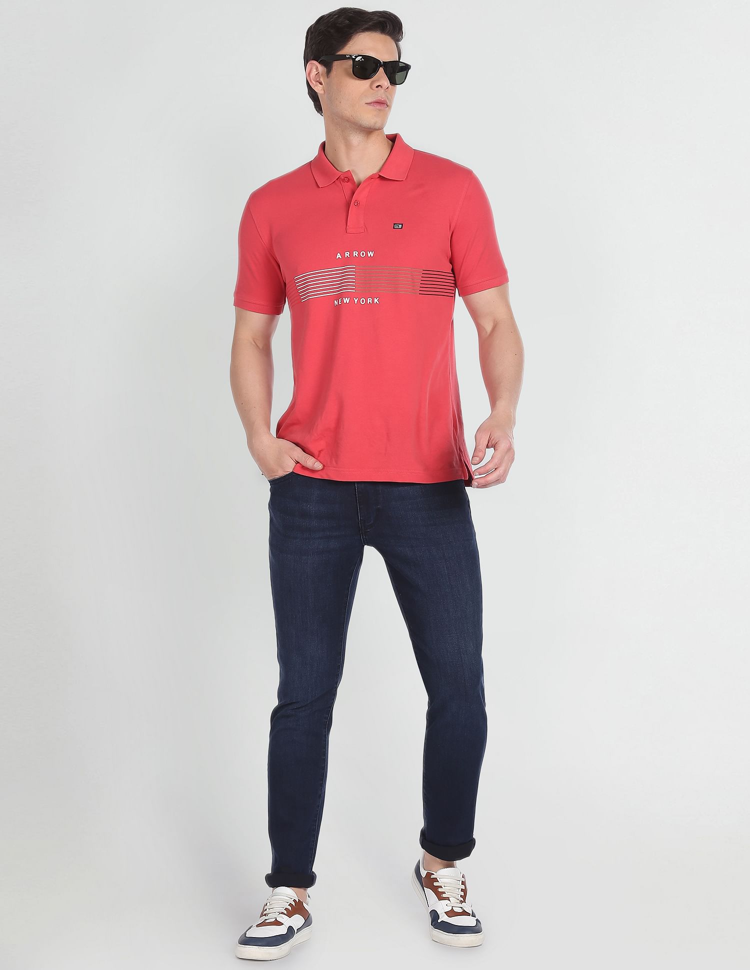 Arrow Sports Jameson Slim Fit Dark Wash Jeans
