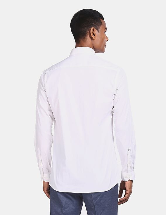 Buy Arrow Newyork White Snug Skinny Fit 
