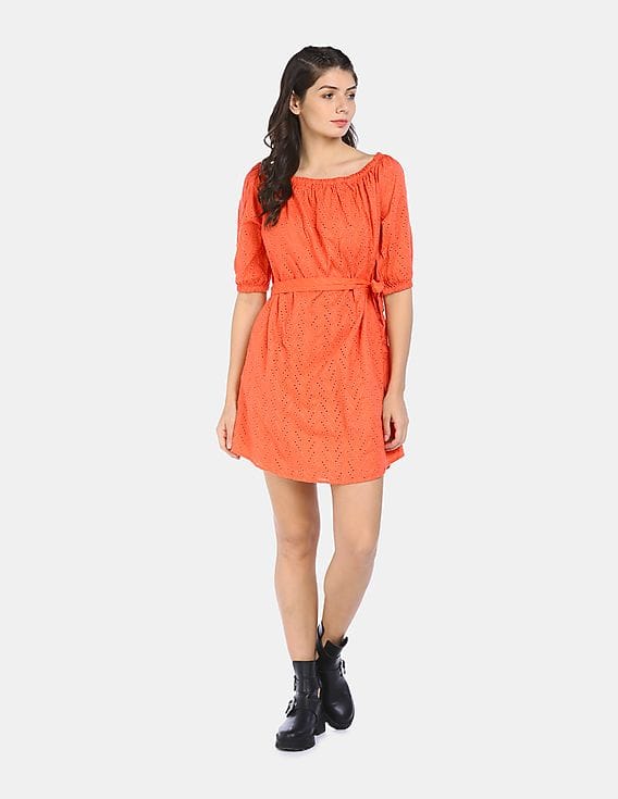 gap off the shoulder dress Off-Shoulder Puff Sleeve Maxi Dress